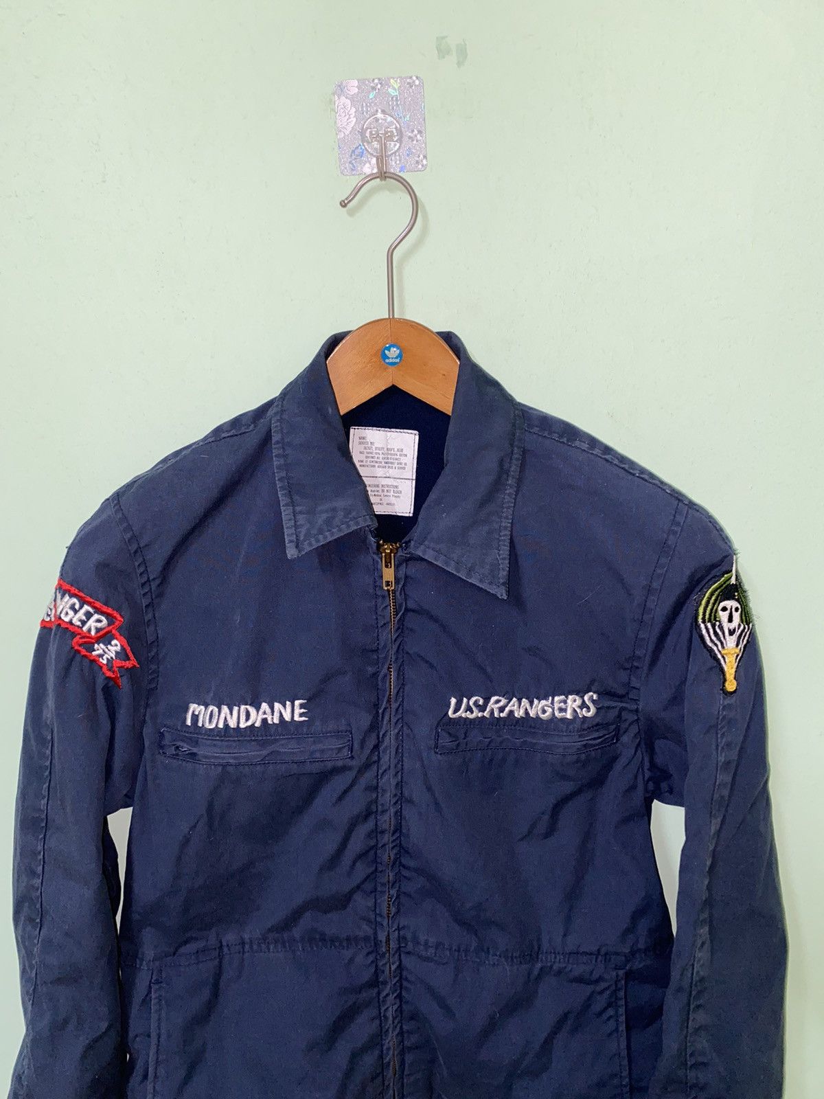 Vintage Rare piece! Vintage US Ranger Army Vietnam Souvenir Jacket Size US S / EU 44-46 / 1 - 3 Thumbnail
