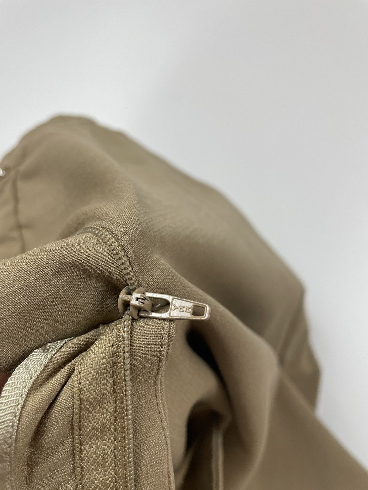 Other 6267 Womens wide legs Beige wool trousers made in Italy Size 32" / US 10 / IT 46 - 13 Thumbnail