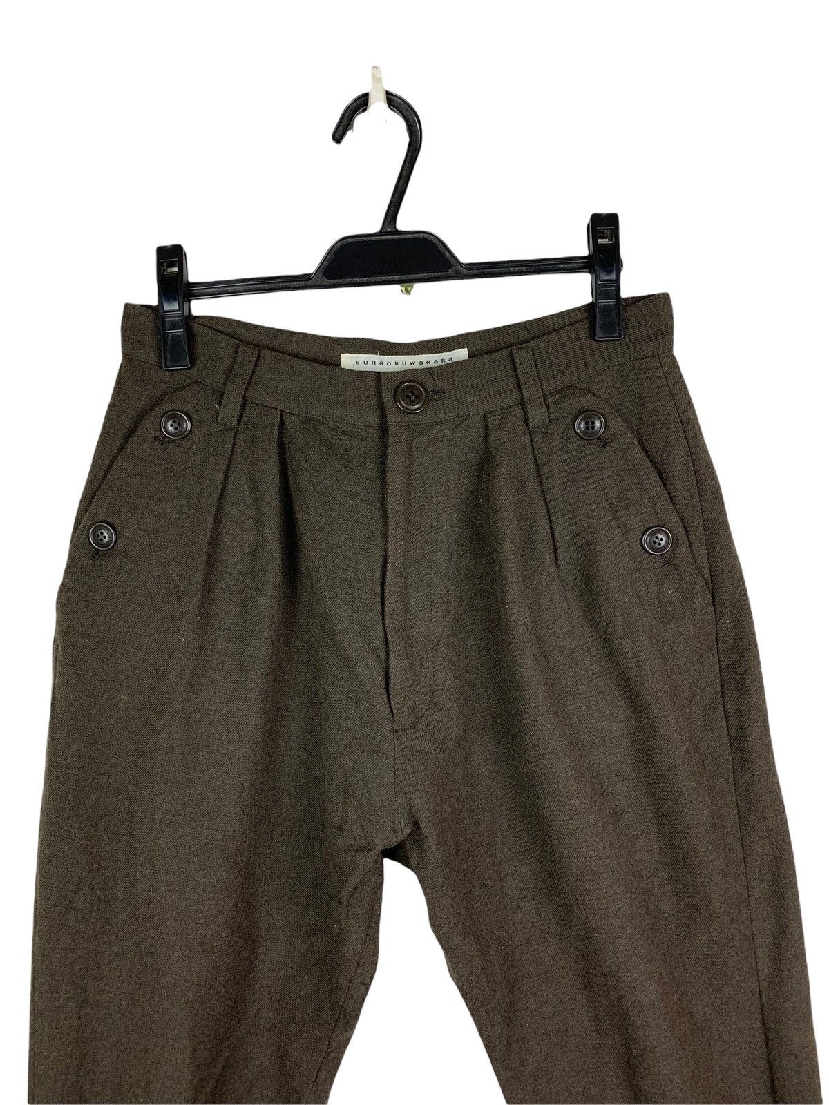 Issey Miyake Japanese Brand Sunao Kuwahara by Issey Miyake Wool Pants Size US 29 - 2 Thumbnail
