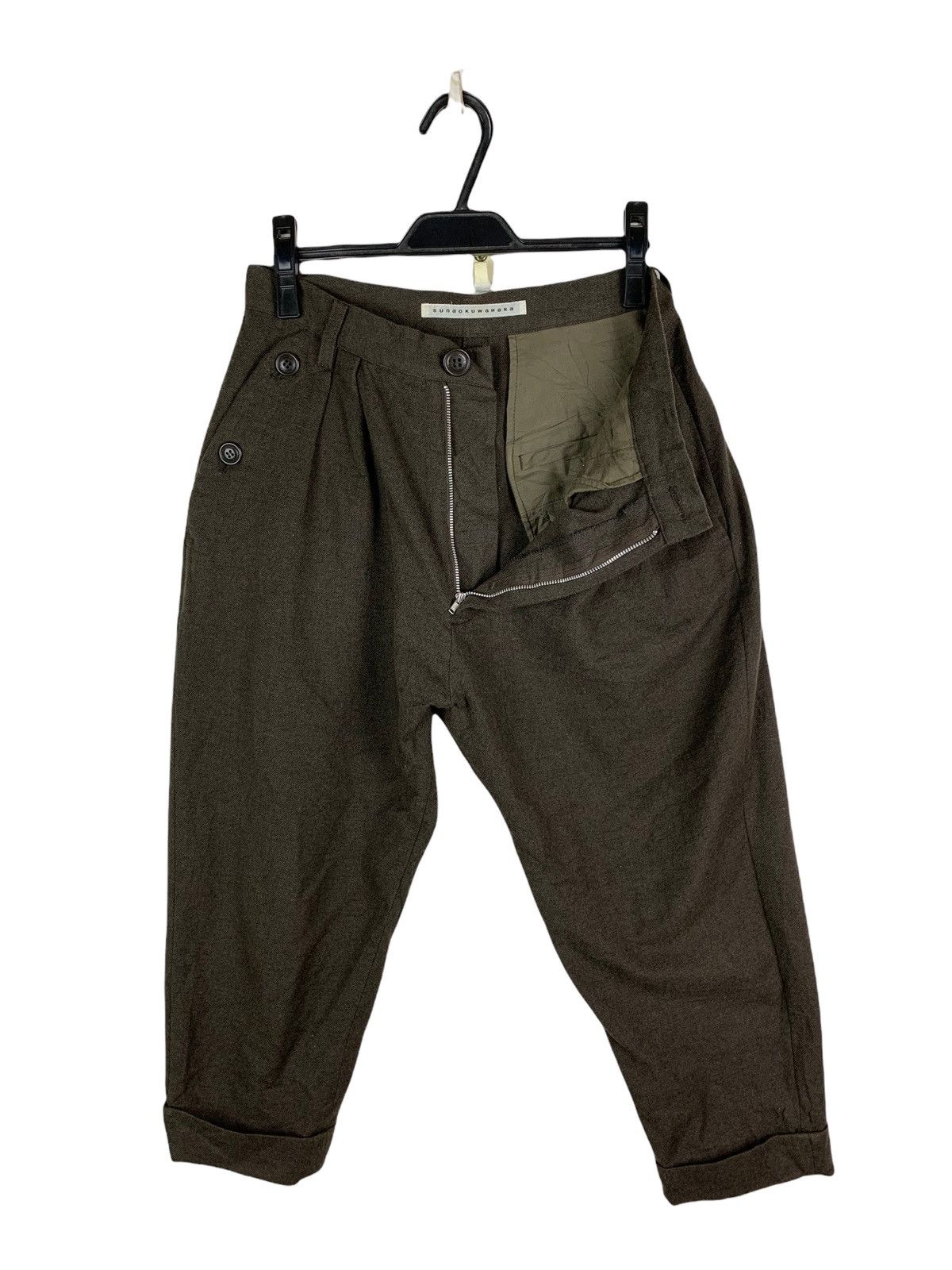 Issey Miyake Japanese Brand Sunao Kuwahara by Issey Miyake Wool Pants Size US 29 - 7 Thumbnail