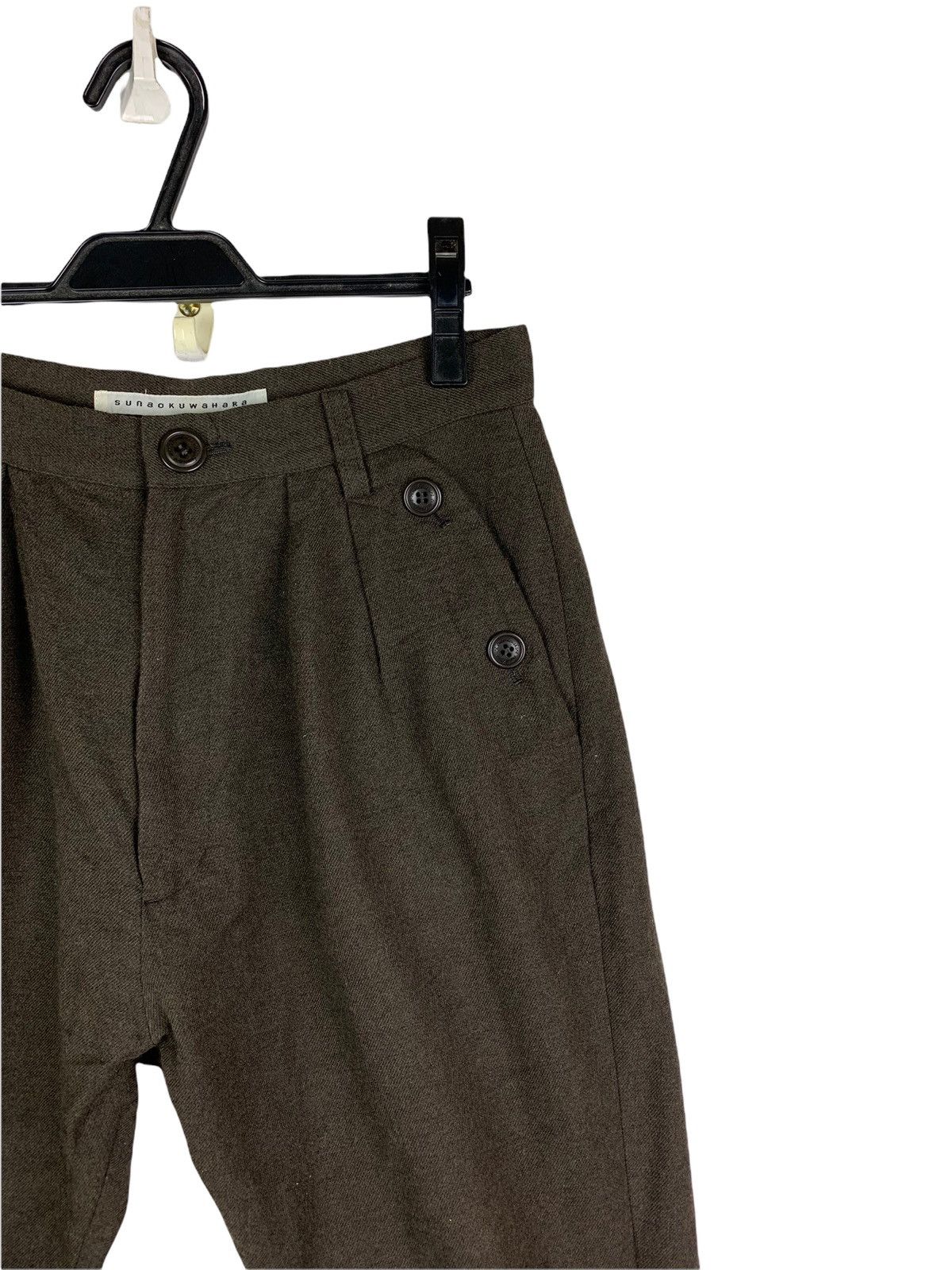 Issey Miyake Japanese Brand Sunao Kuwahara by Issey Miyake Wool Pants Size US 29 - 5 Thumbnail