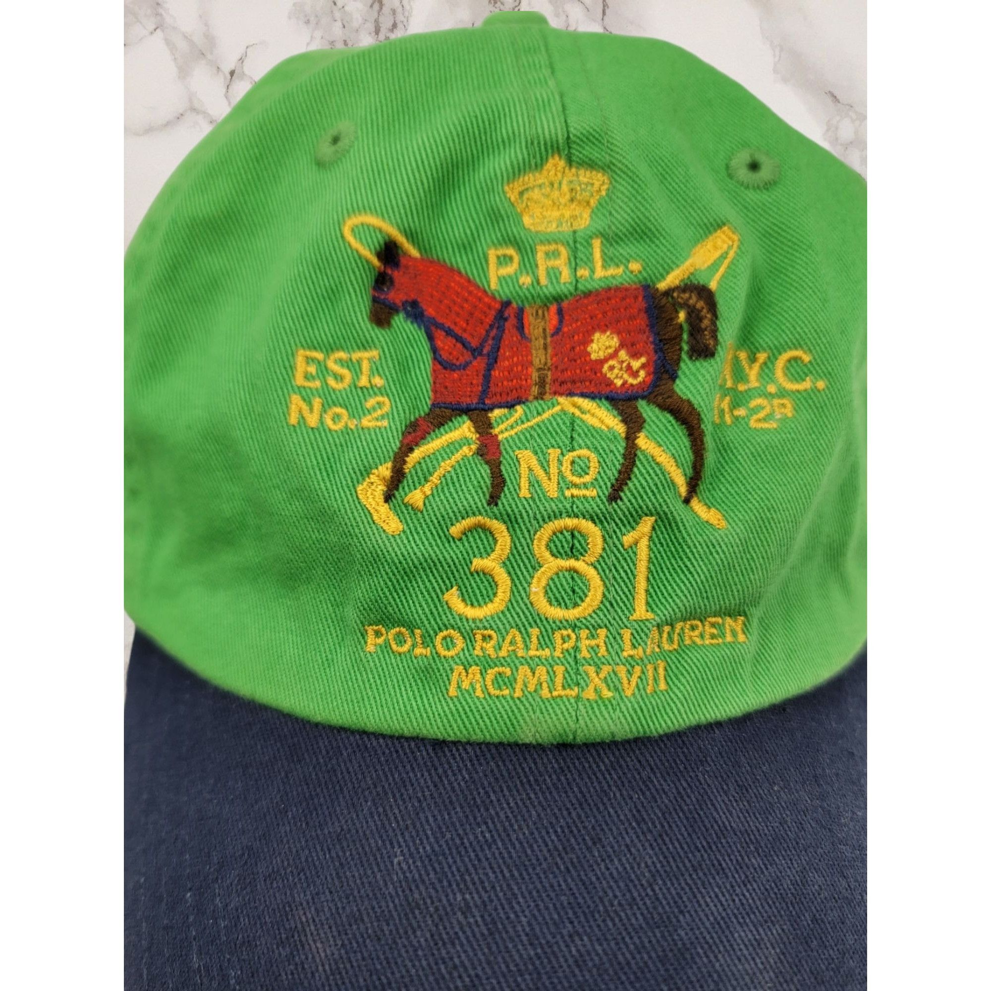 Polo Ralph Lauren × Vintage RARE x Polo Ralph Lauren Vintage N.Y.C. Equestrian Crown Hat Size ONE SIZE - 10 Thumbnail