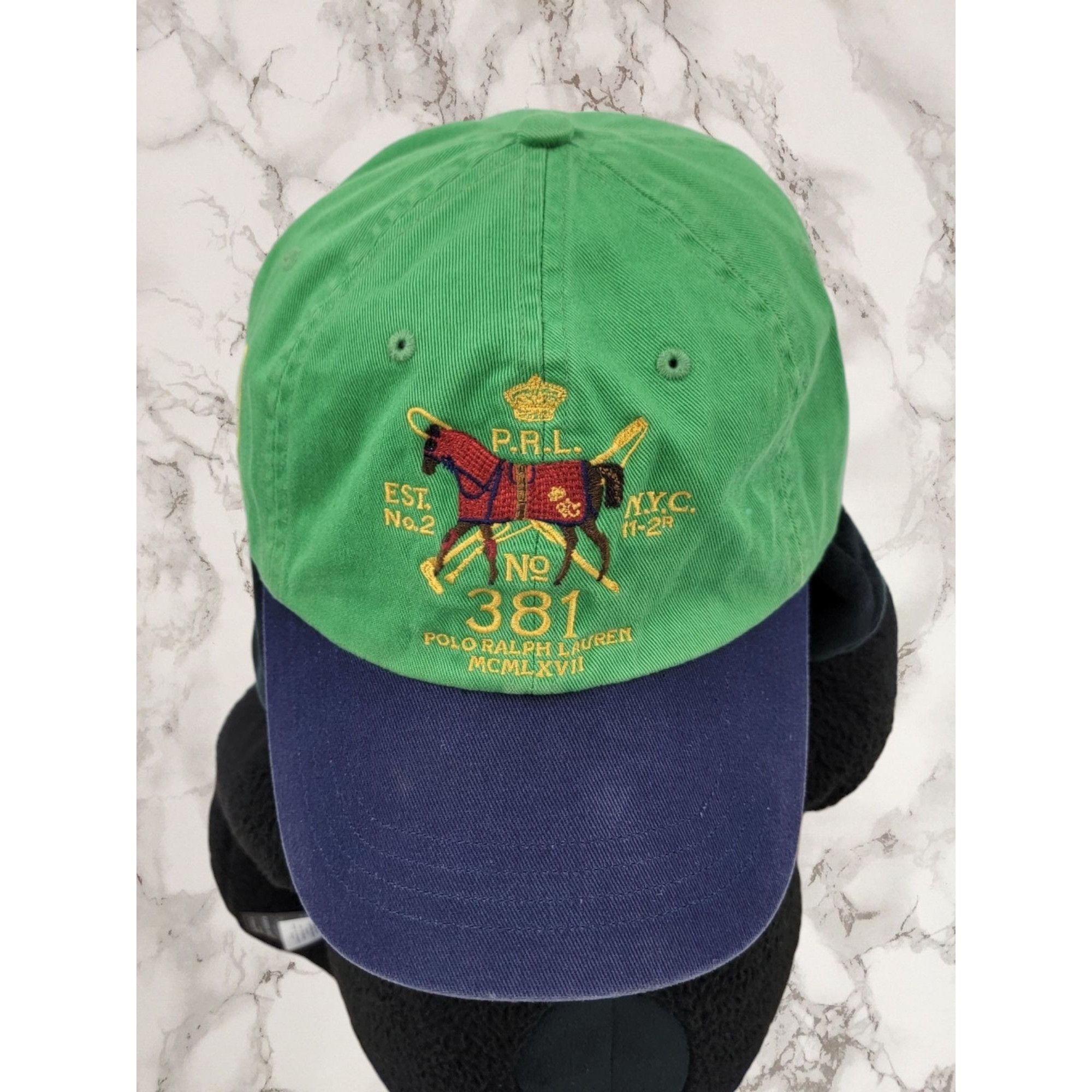 Polo Ralph Lauren × Vintage RARE x Polo Ralph Lauren Vintage N.Y.C. Equestrian Crown Hat Size ONE SIZE - 3 Thumbnail