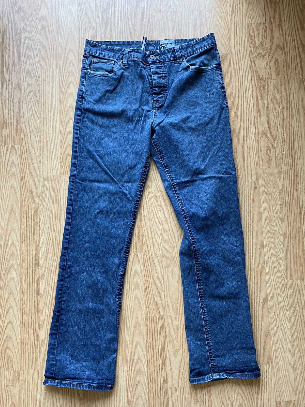 DC Vintage DC Embroidered Back Pocket Denim Jeans Blue Pants Size US 34 / EU 50 - 3 Thumbnail