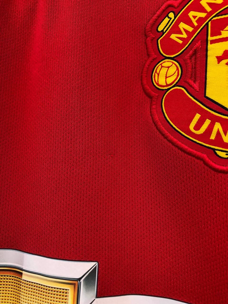 Nike NIKE MANCHESTER UNITED CHEVROLET RED SOCCER FUTBOL JERSEY Size US L / EU 52-54 / 3 - 4 Thumbnail