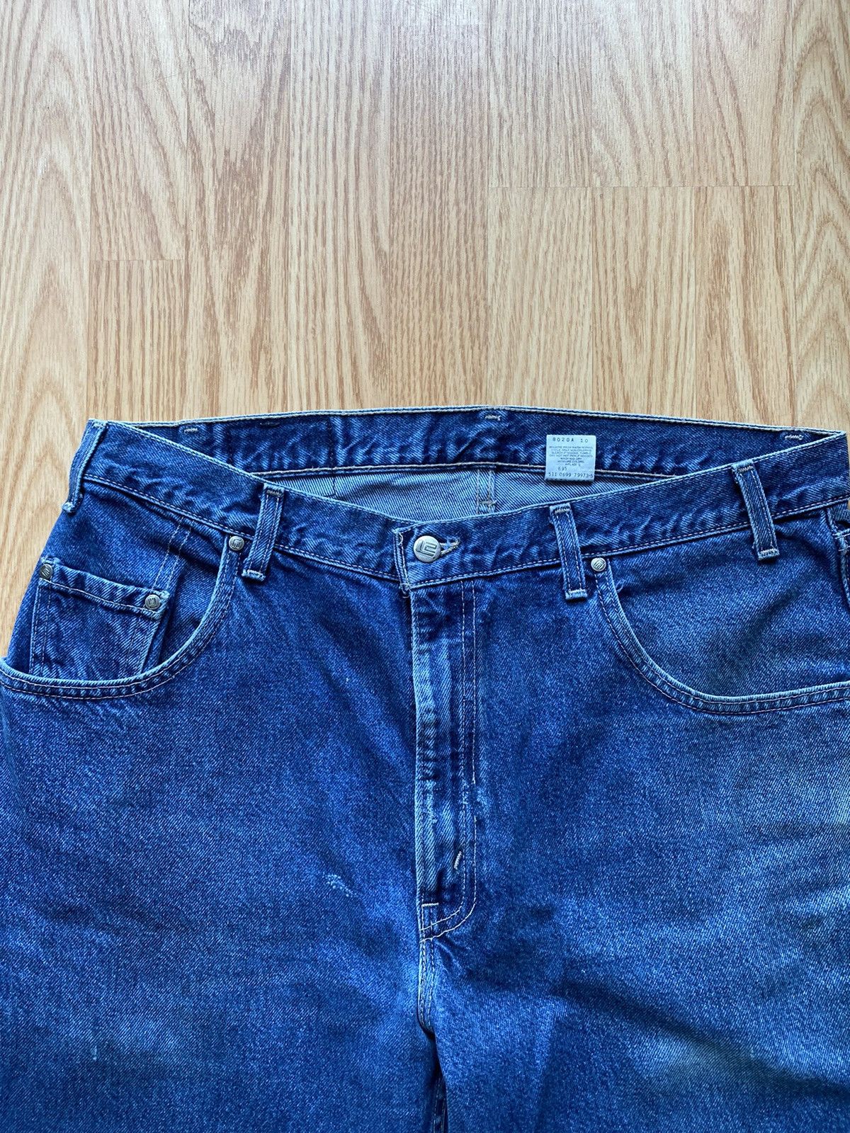 Levi's Vintage L2 1999 Levi’s Made in Usa Baggy Denim Jeans Blue Size US 36 / EU 52 - 6 Thumbnail