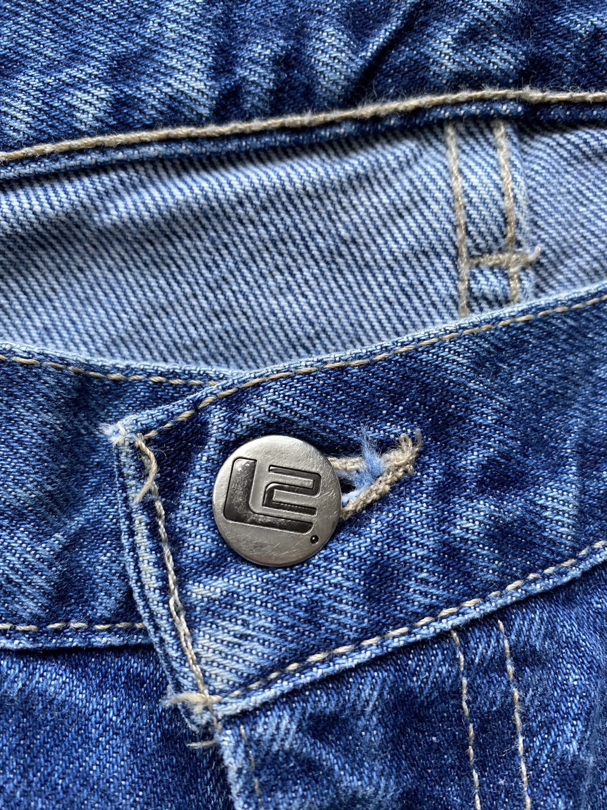 Levi's Vintage L2 1999 Levi’s Made in Usa Baggy Denim Jeans Blue Size US 36 / EU 52 - 7 Thumbnail