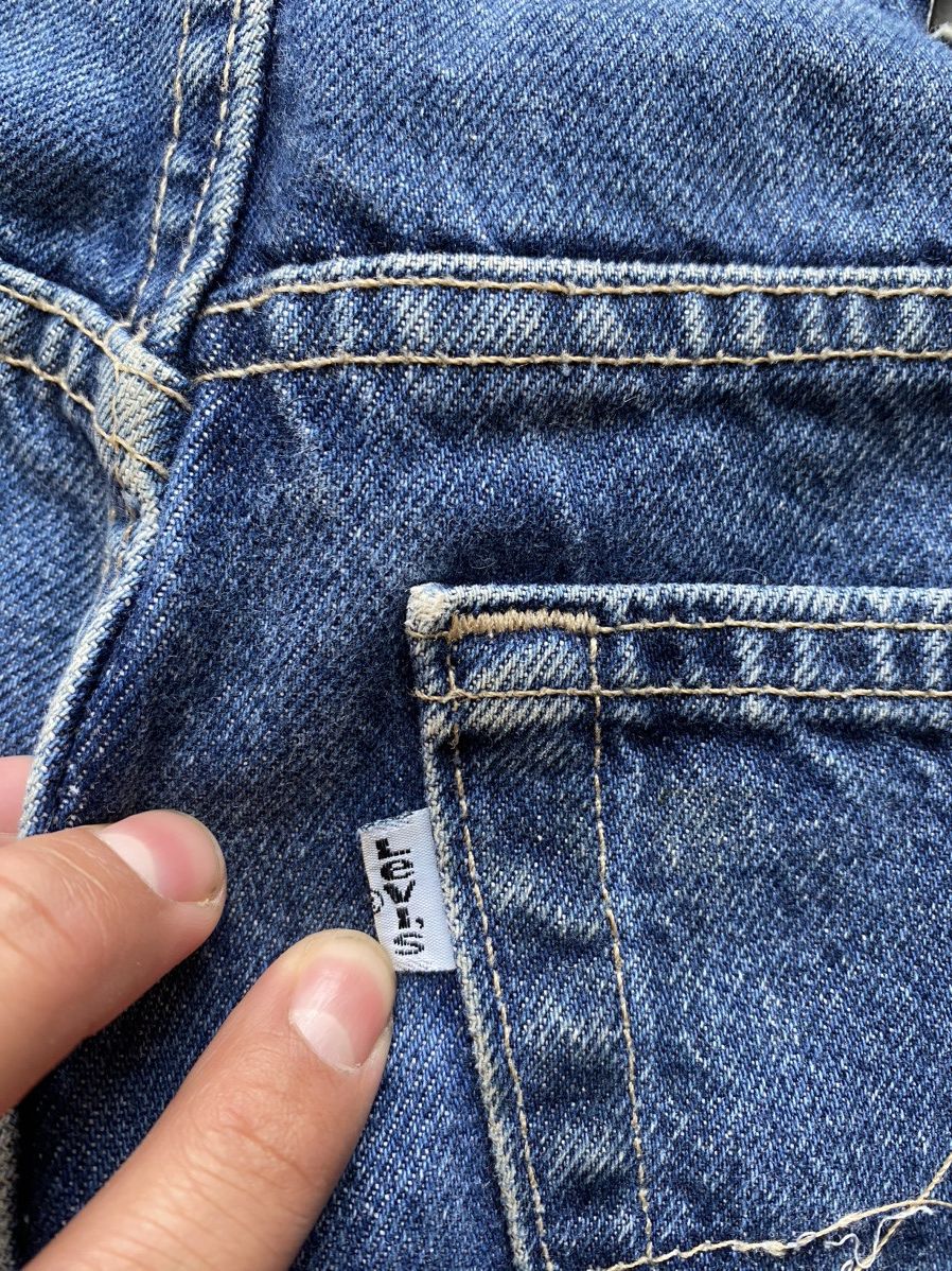 Levi's Vintage L2 1999 Levi’s Made in Usa Baggy Denim Jeans Blue Size US 36 / EU 52 - 3 Thumbnail