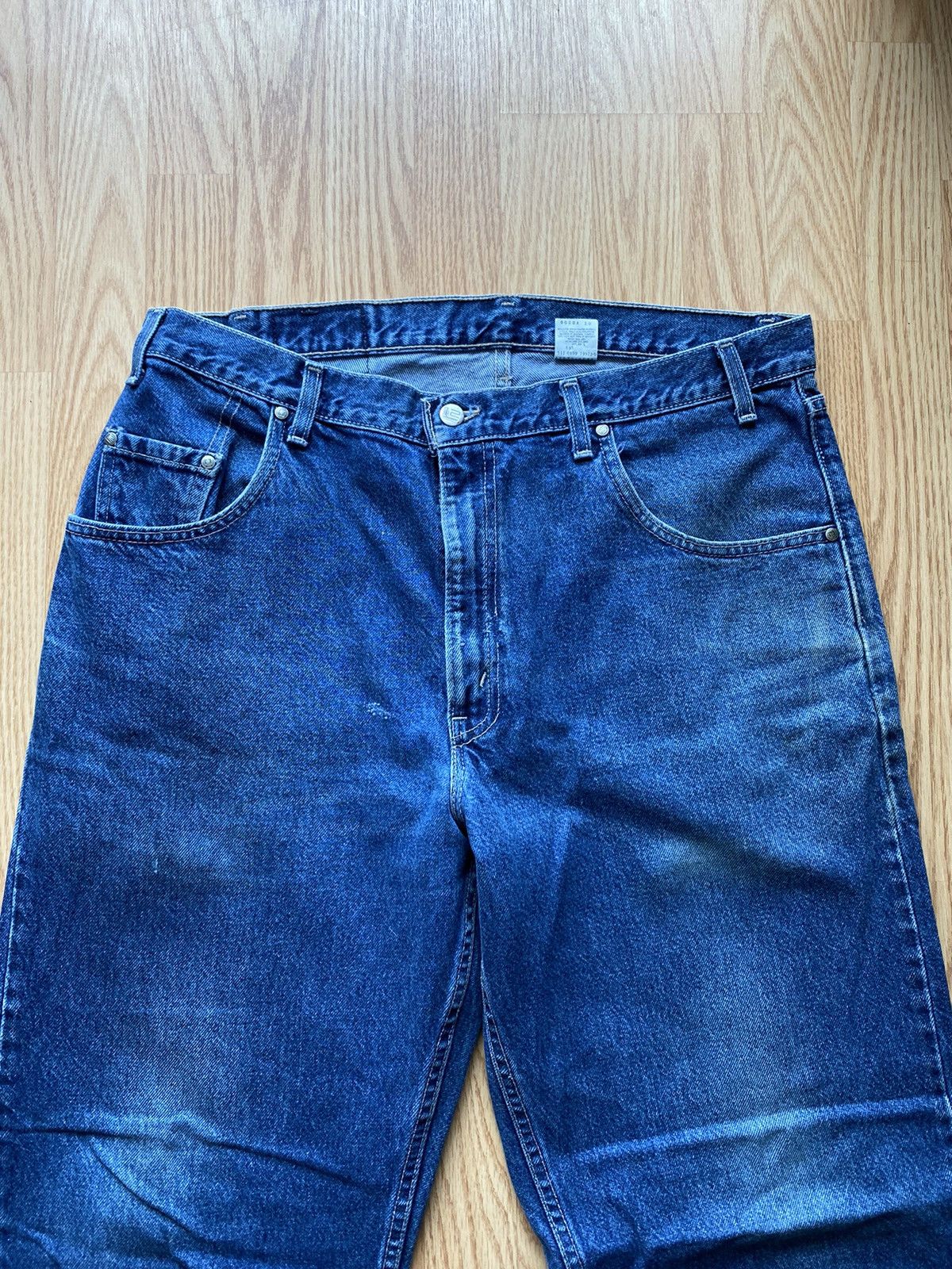 Levi's Vintage L2 1999 Levi’s Made in Usa Baggy Denim Jeans Blue Size US 36 / EU 52 - 5 Thumbnail