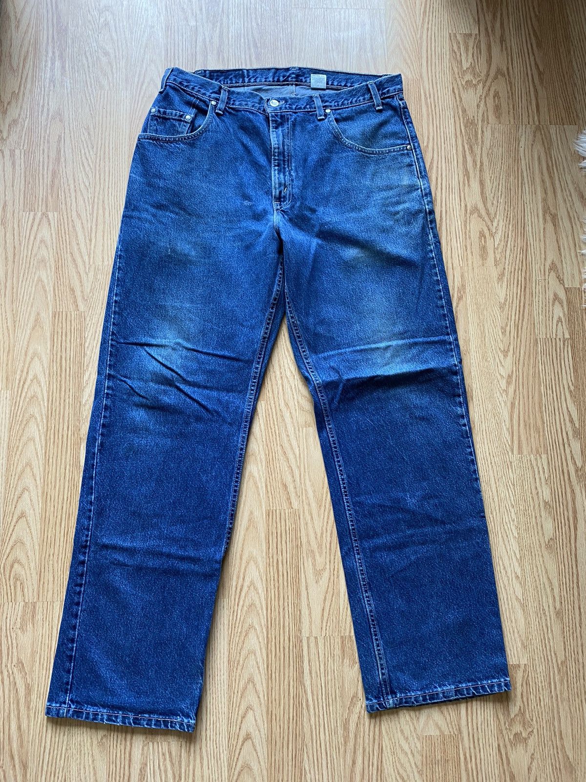 Levi's Vintage L2 1999 Levi’s Made in Usa Baggy Denim Jeans Blue Size US 36 / EU 52 - 1 Thumbnail