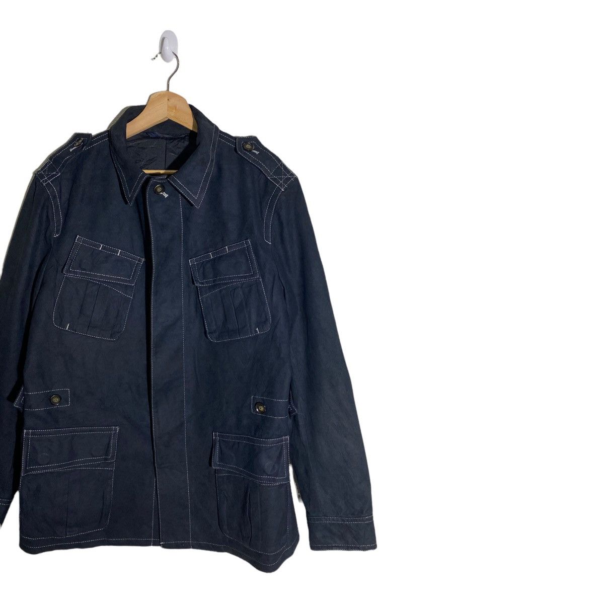 If Six Was Nine 🔥ALEXANDER JULIAN MULTI POCKET COATED JACKET Size US L / EU 52-54 / 3 - 7 Thumbnail