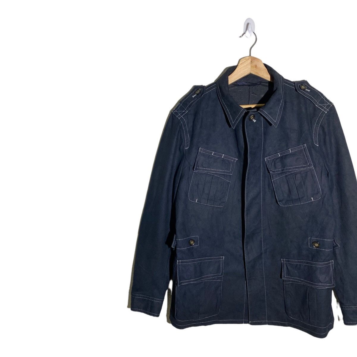 If Six Was Nine 🔥ALEXANDER JULIAN MULTI POCKET COATED JACKET Size US L / EU 52-54 / 3 - 6 Thumbnail