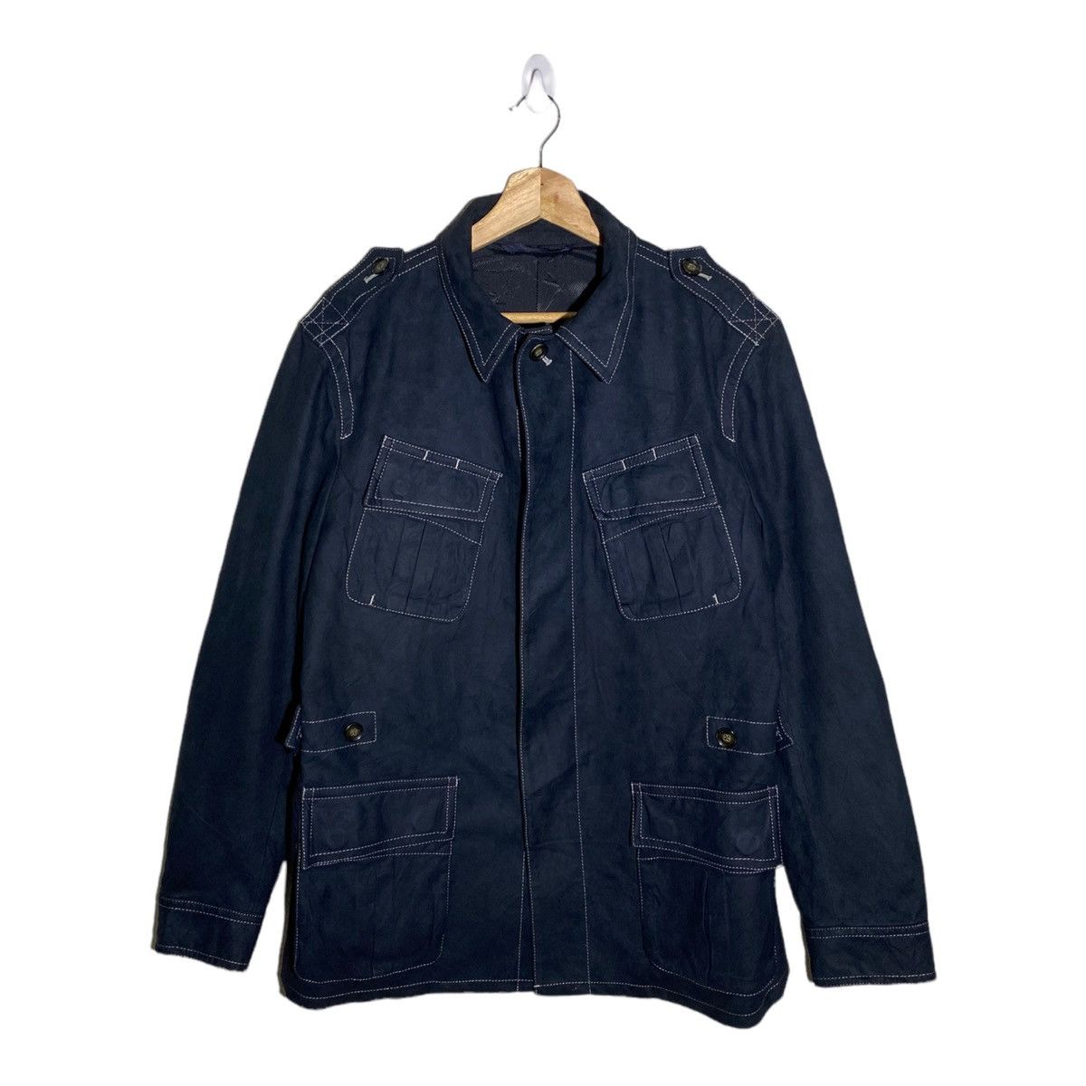 If Six Was Nine 🔥ALEXANDER JULIAN MULTI POCKET COATED JACKET Size US L / EU 52-54 / 3 - 5 Thumbnail