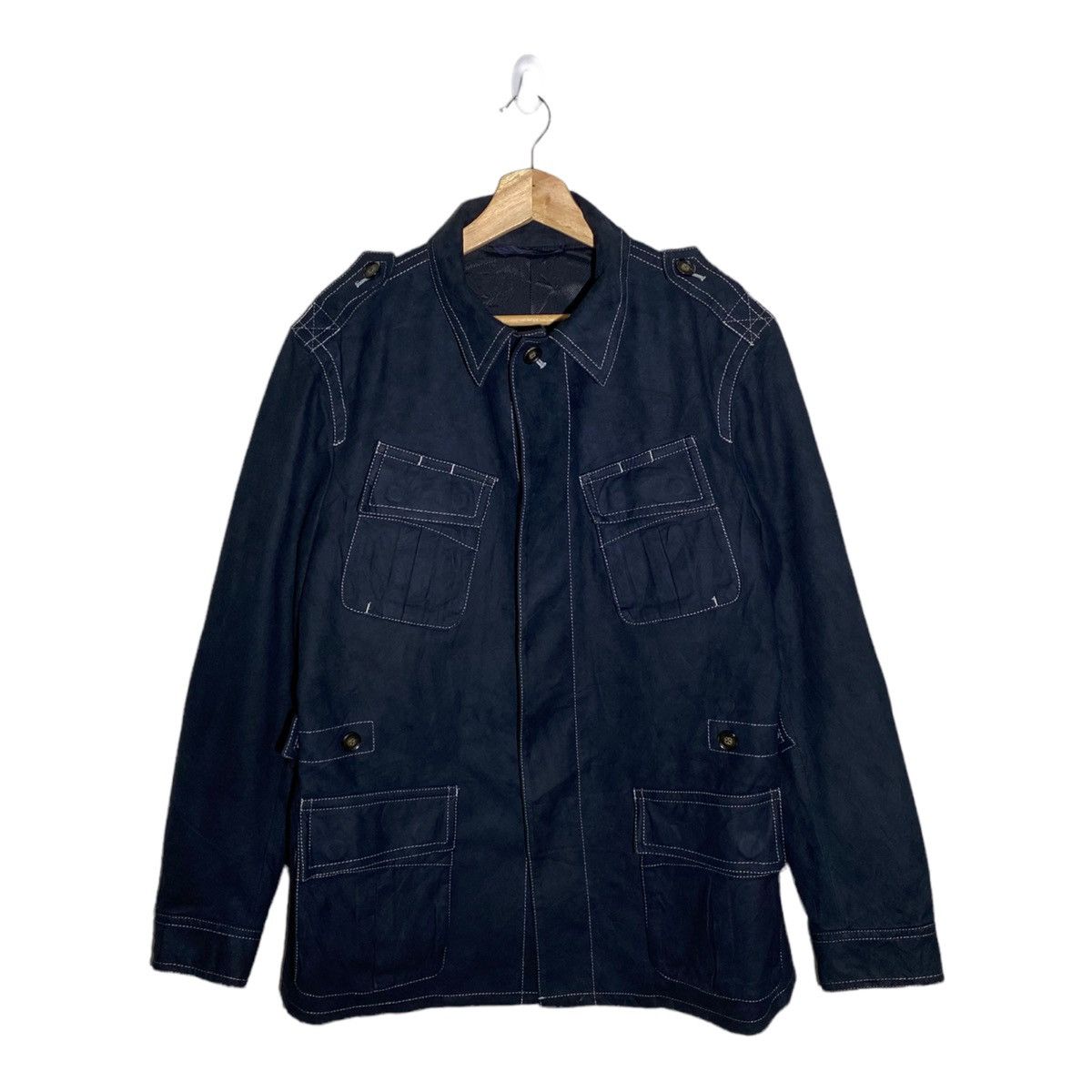If Six Was Nine 🔥ALEXANDER JULIAN MULTI POCKET COATED JACKET Size US L / EU 52-54 / 3 - 11 Thumbnail