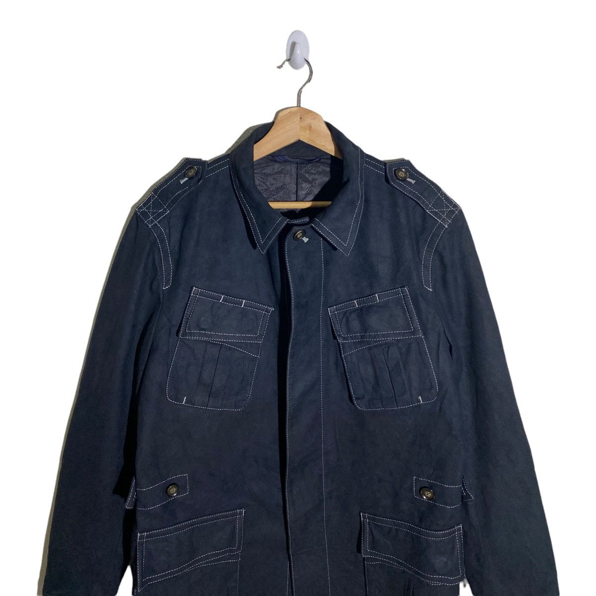 If Six Was Nine 🔥ALEXANDER JULIAN MULTI POCKET COATED JACKET Size US L / EU 52-54 / 3 - 3 Thumbnail