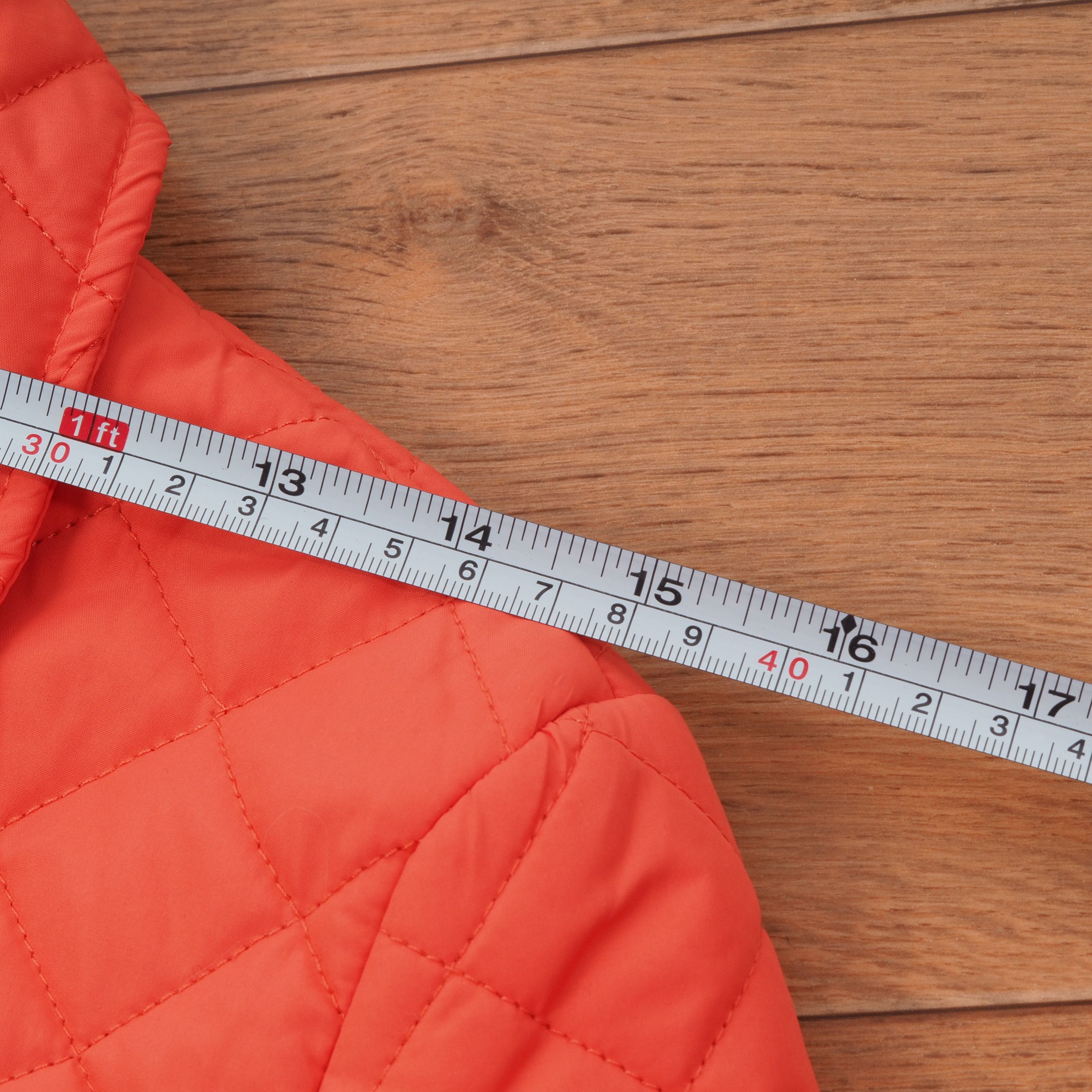 Lauren Ralph Lauren × Ralph Lauren Ralph Lauren Vintage Women's Coral Red Quilted Jacket Coat Size S / US 4 / IT 40 - 8 Thumbnail