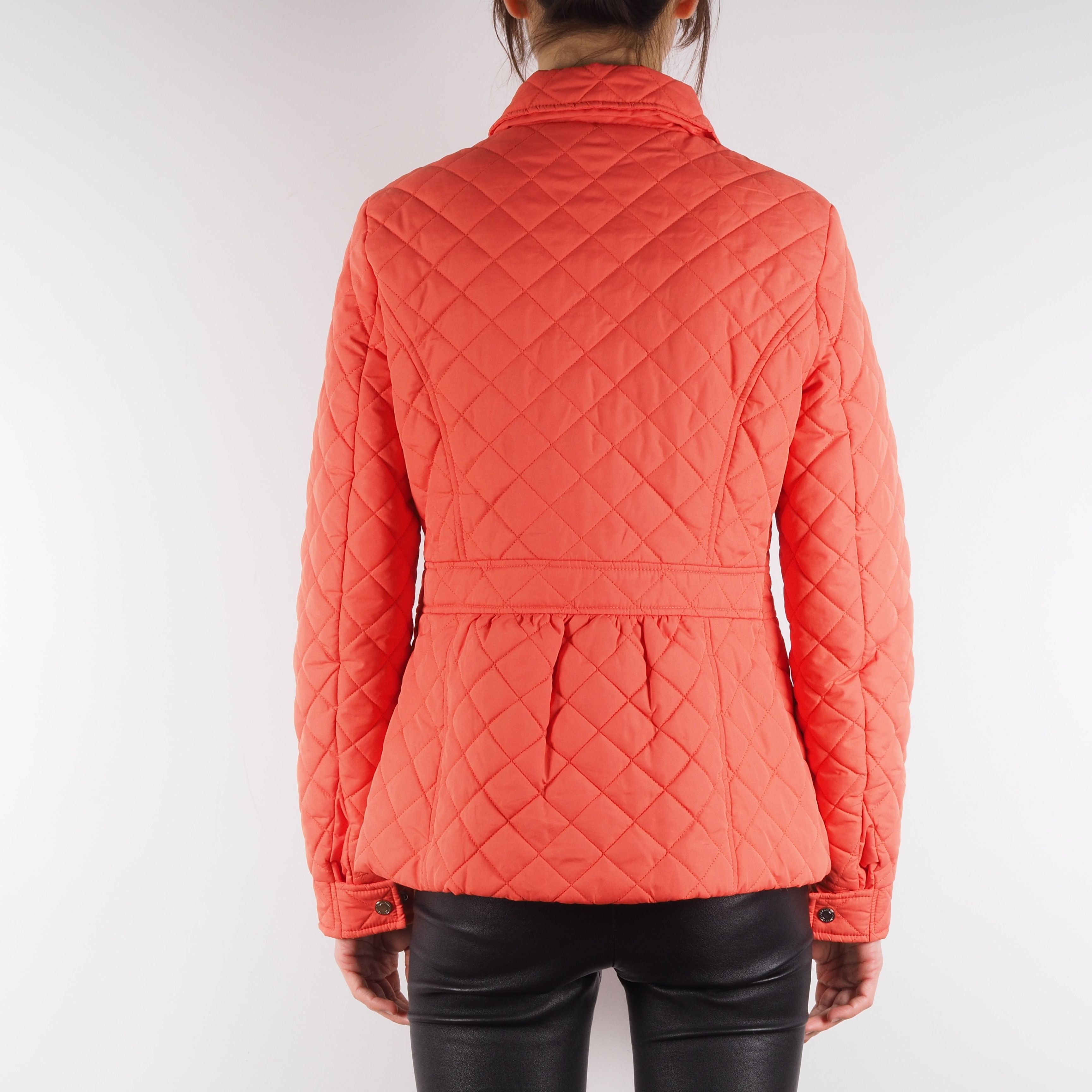 Lauren Ralph Lauren × Ralph Lauren Ralph Lauren Vintage Women's Coral Red Quilted Jacket Coat Size S / US 4 / IT 40 - 2 Thumbnail