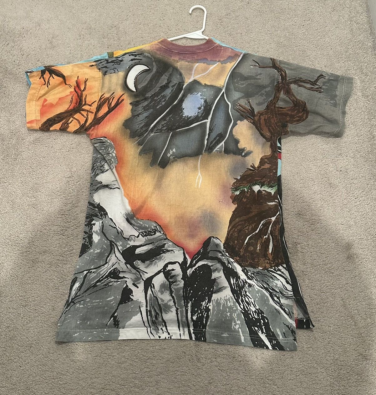 Disney Vintage Disney Villains AOP T Shirt Large 90s Joujou Size US L / EU 52-54 / 3 - 2 Thumbnail