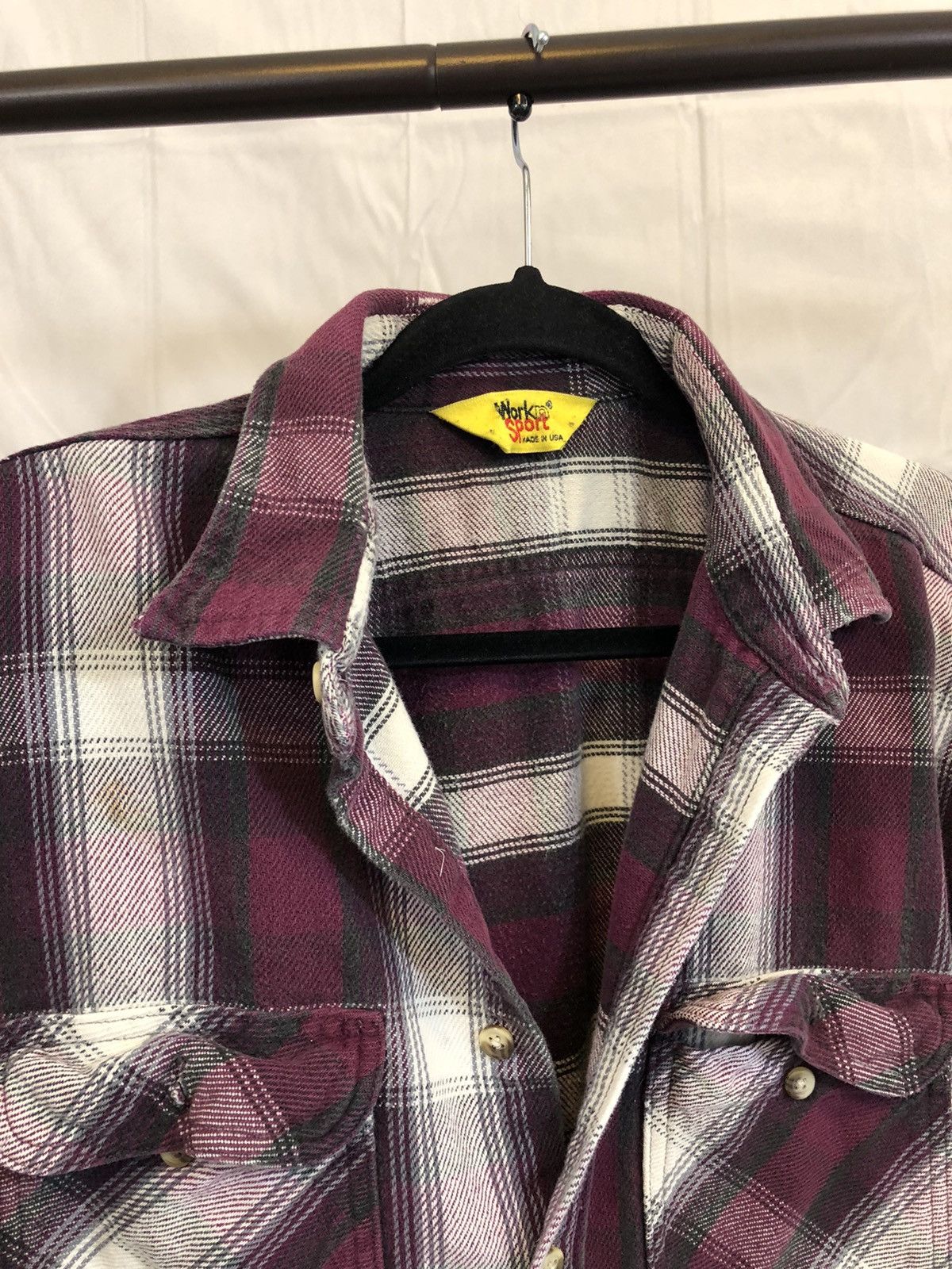 Vintage Thrashed Distressed Plaid Flannel Button Shirt Size US XL / EU 56 / 4 - 3 Thumbnail