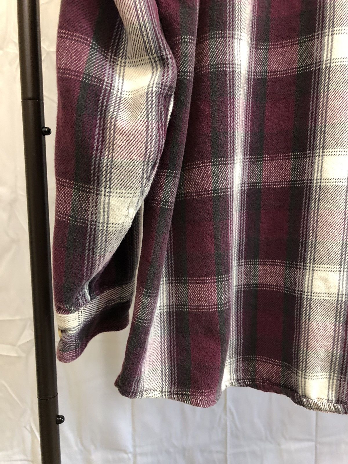 Vintage Thrashed Distressed Plaid Flannel Button Shirt Size US XL / EU 56 / 4 - 13 Thumbnail