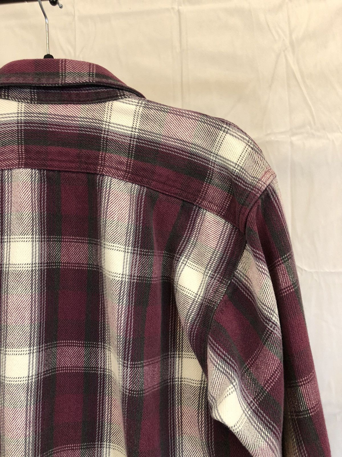 Vintage Thrashed Distressed Plaid Flannel Button Shirt Size US XL / EU 56 / 4 - 11 Thumbnail