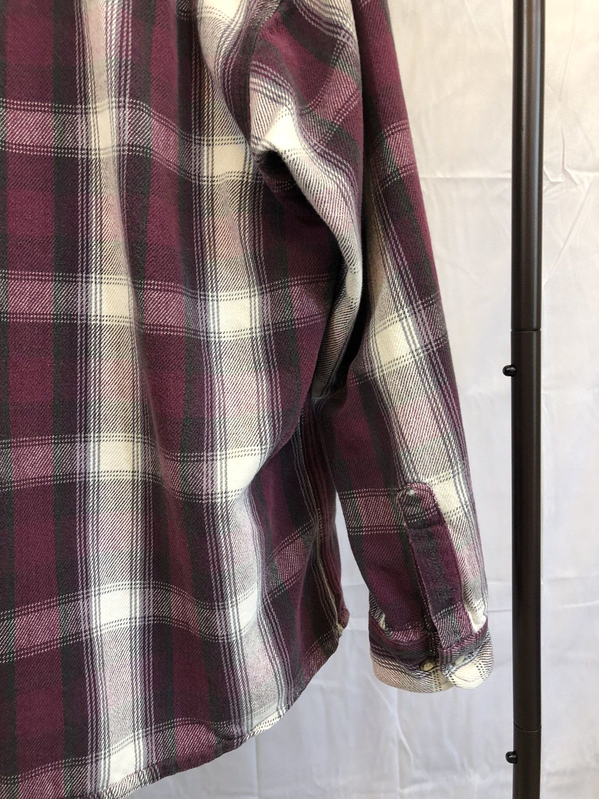 Vintage Thrashed Distressed Plaid Flannel Button Shirt Size US XL / EU 56 / 4 - 10 Thumbnail