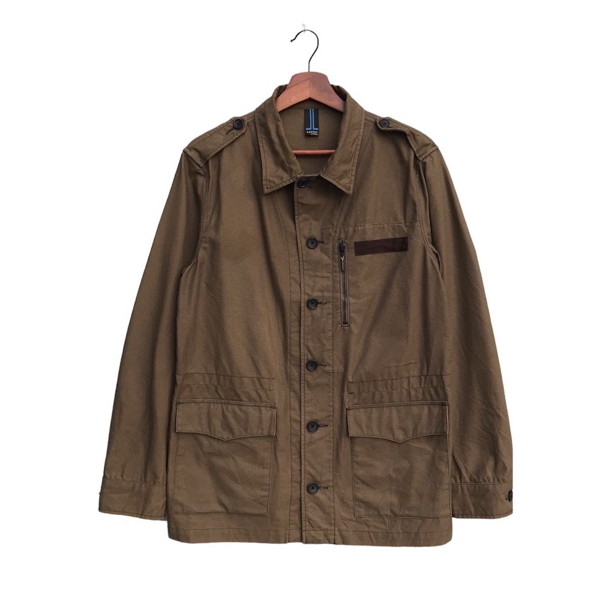 Military chore canvas jacket Lanvin EnBleu