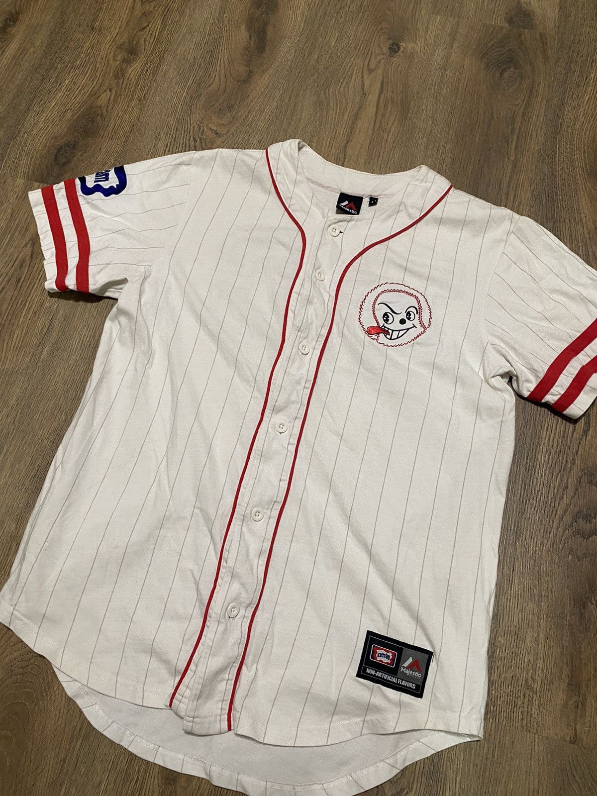 Icecream × Majestic ICECREAM × MAJESTIC BUTTON UP BIG LOGO JERSEY Size US M / EU 48-50 / 2 - 3 Thumbnail