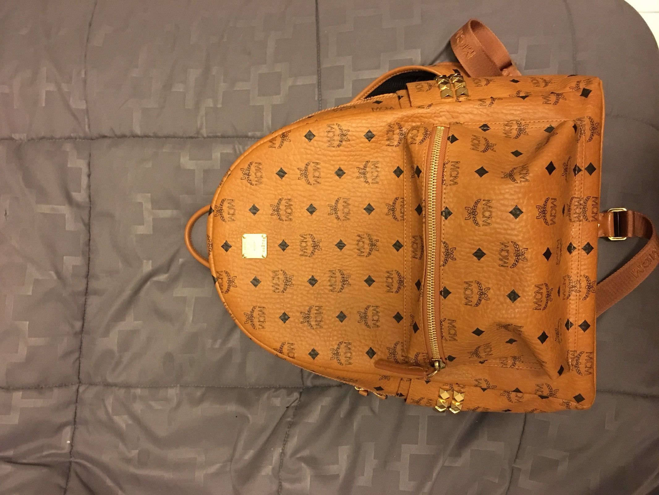 MCM MCM Stark Medium Studded Backpack Grailed