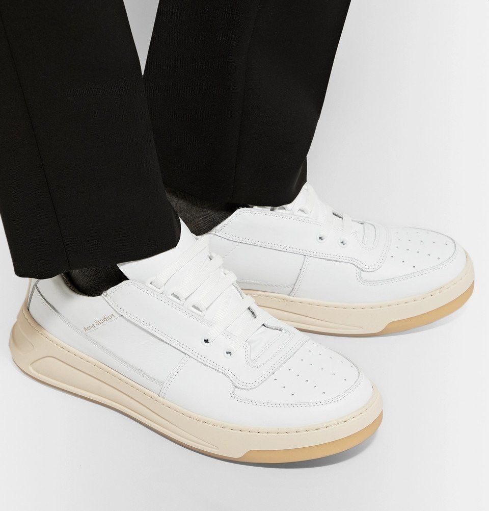 Acne Studios White Lace Leather Sneakers Size US 9 / IT 39 - 1 Thumbnail