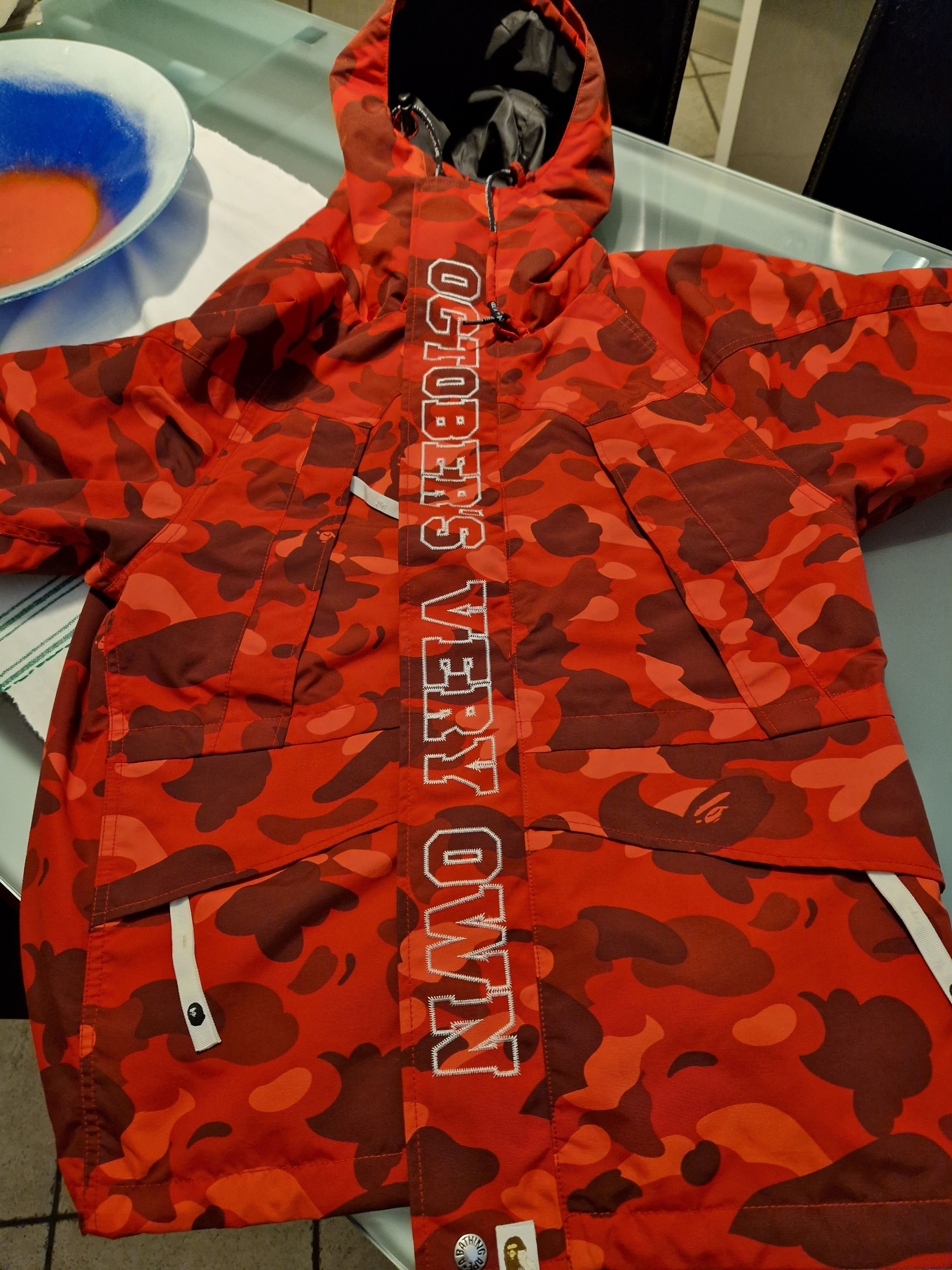 Bape x ovo snowboard jacket