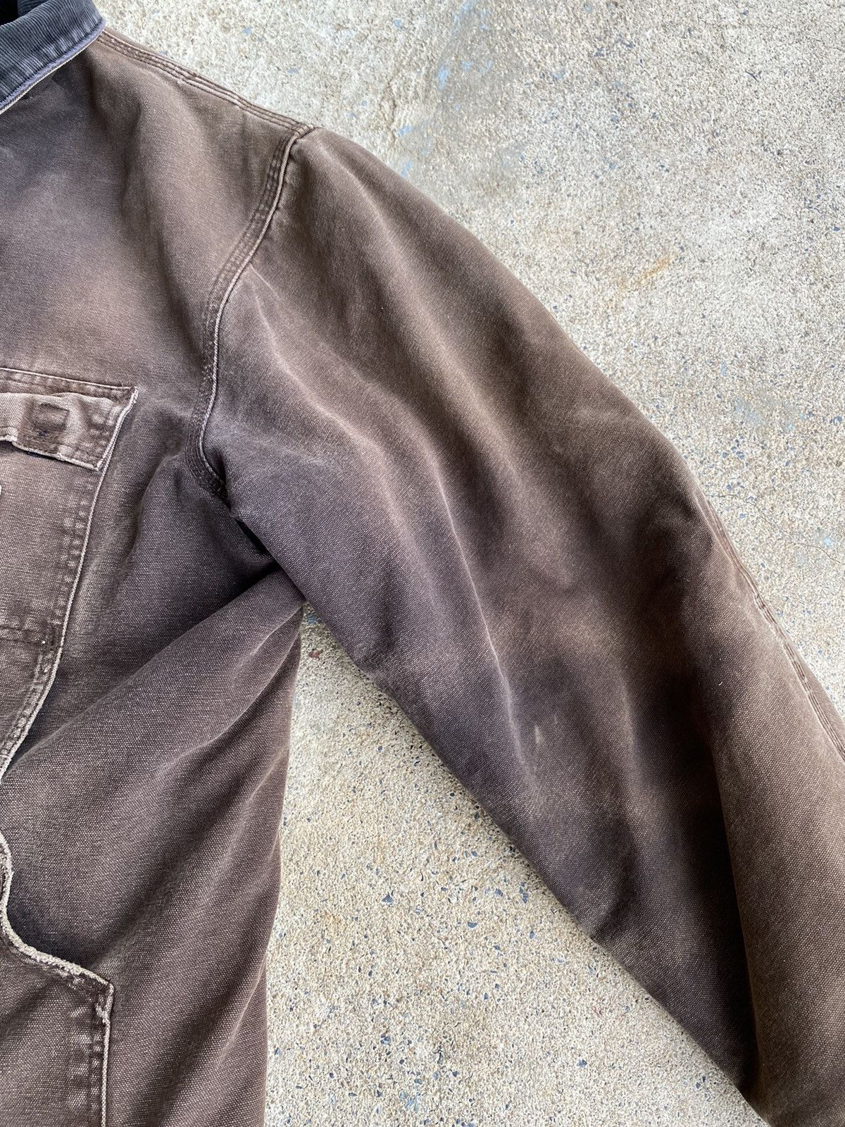 Carhartt × Vintage Vintage 90’s Carhartt Faded Work Wear Distressed C26 Jacket Size US XL / EU 56 / 4 - 7 Thumbnail