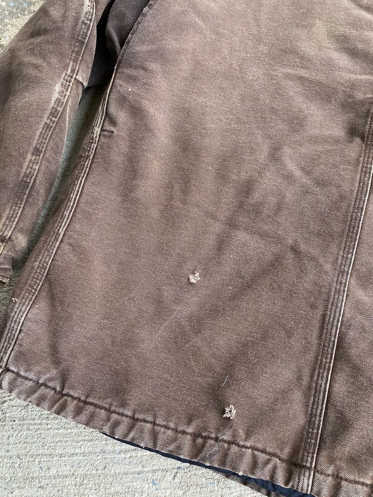 Carhartt × Vintage Vintage 90’s Carhartt Faded Work Wear Distressed C26 Jacket Size US XL / EU 56 / 4 - 13 Thumbnail