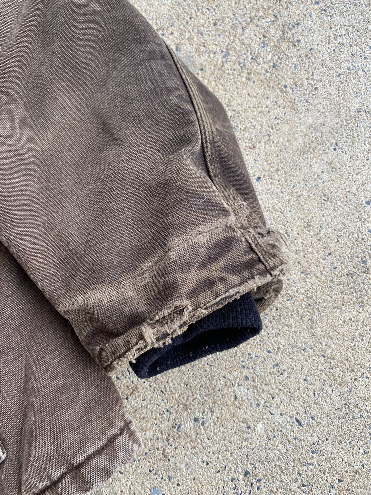 Carhartt × Vintage Vintage 90’s Carhartt Faded Work Wear Distressed C26 Jacket Size US XL / EU 56 / 4 - 5 Thumbnail