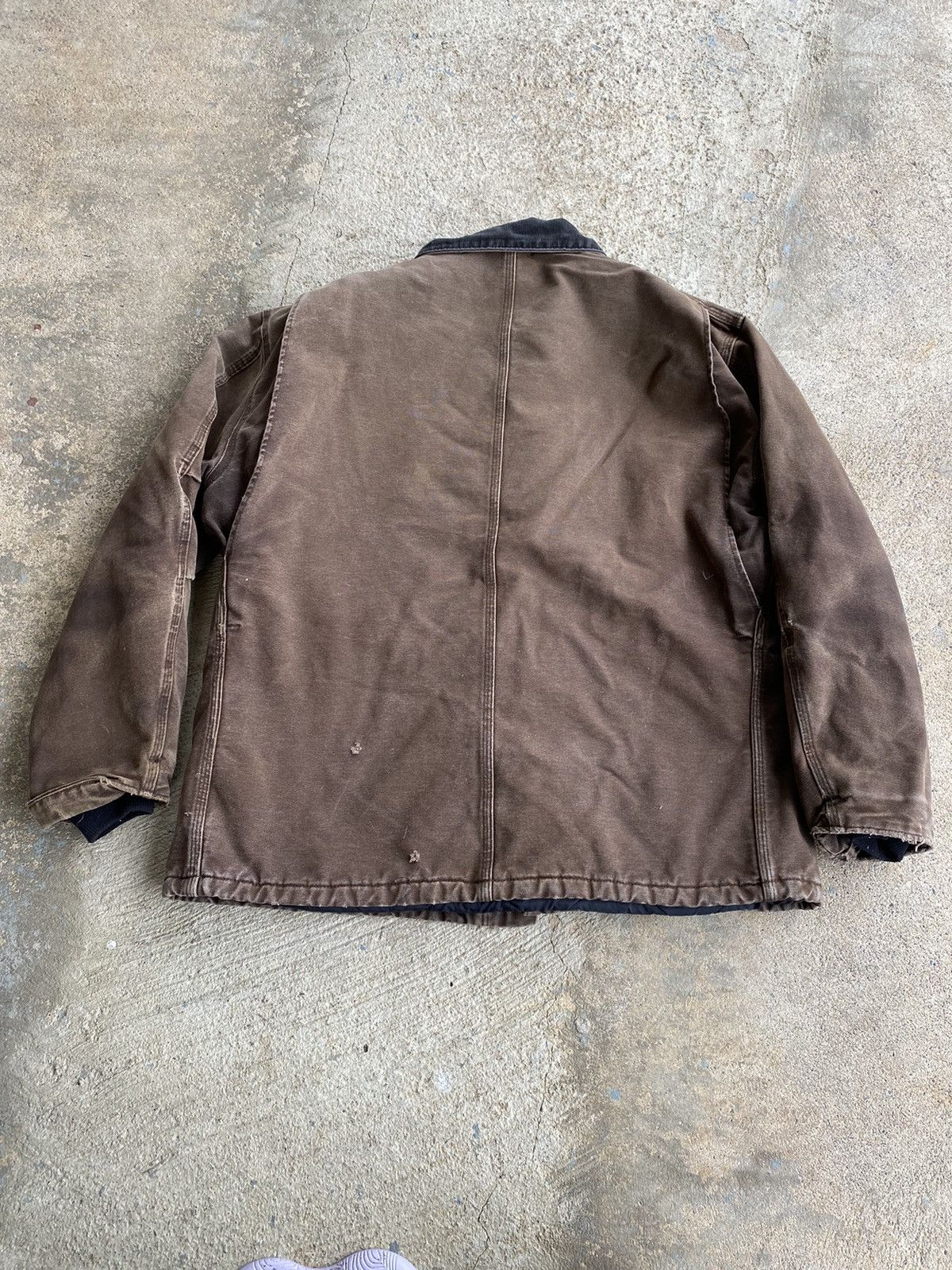 Carhartt × Vintage Vintage 90’s Carhartt Faded Work Wear Distressed C26 Jacket Size US XL / EU 56 / 4 - 11 Thumbnail