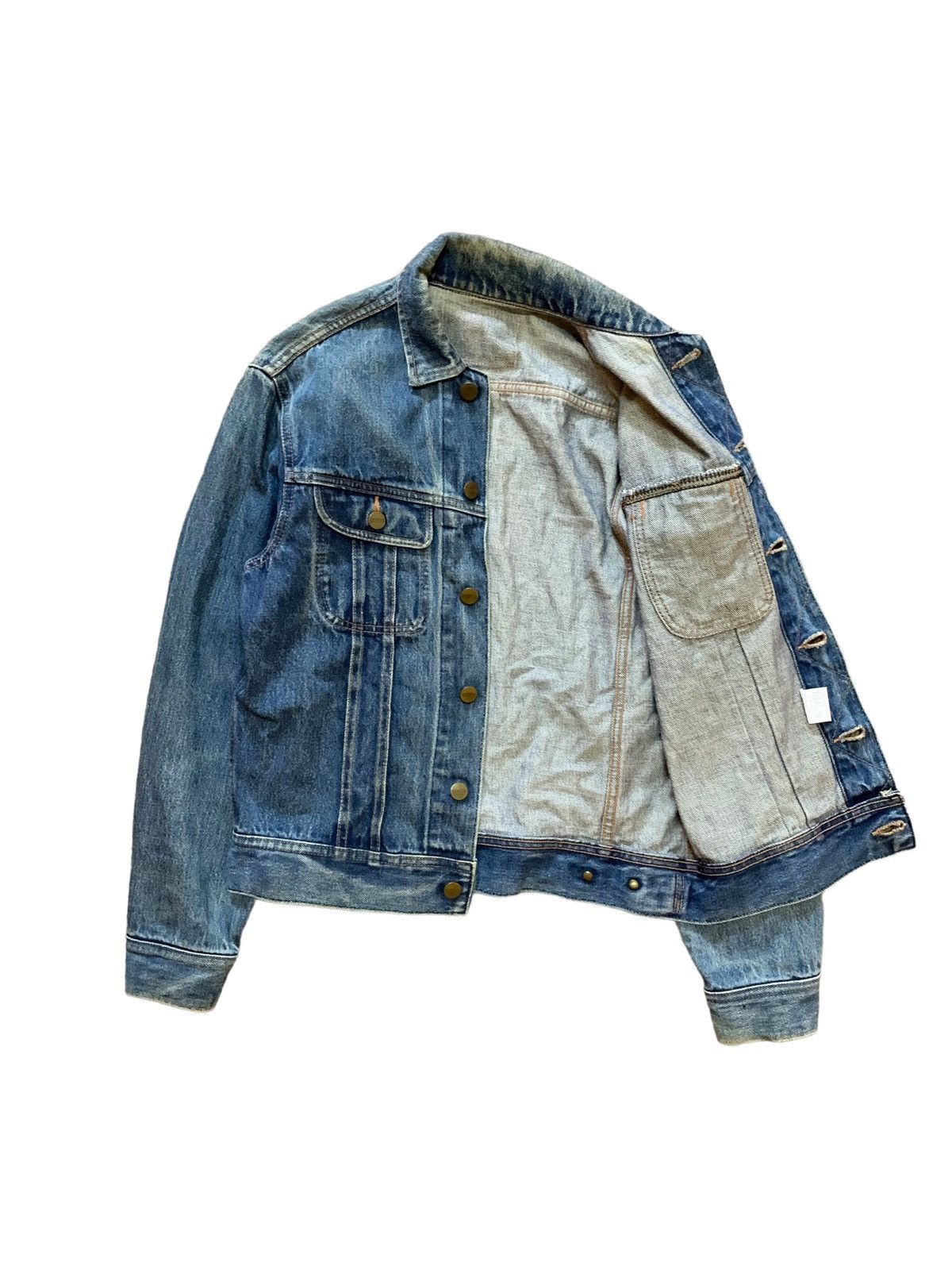 Edwin × Vintage 80s edwin denim jacket Lot 5082 Size US S / EU 44-46 / 1 - 8 Thumbnail