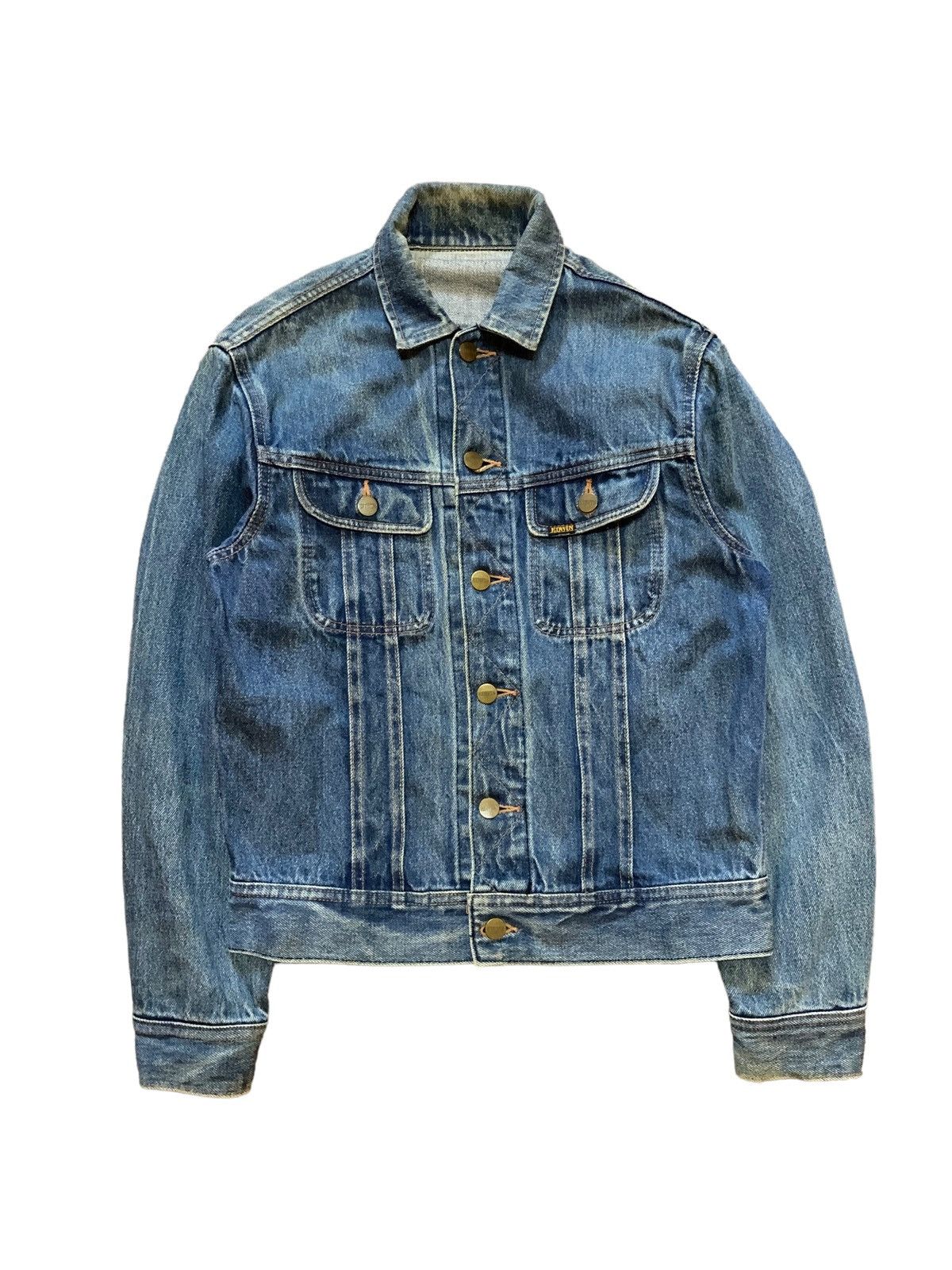 Edwin × Vintage 80s edwin denim jacket Lot 5082 Size US S / EU 44-46 / 1 - 1 Thumbnail