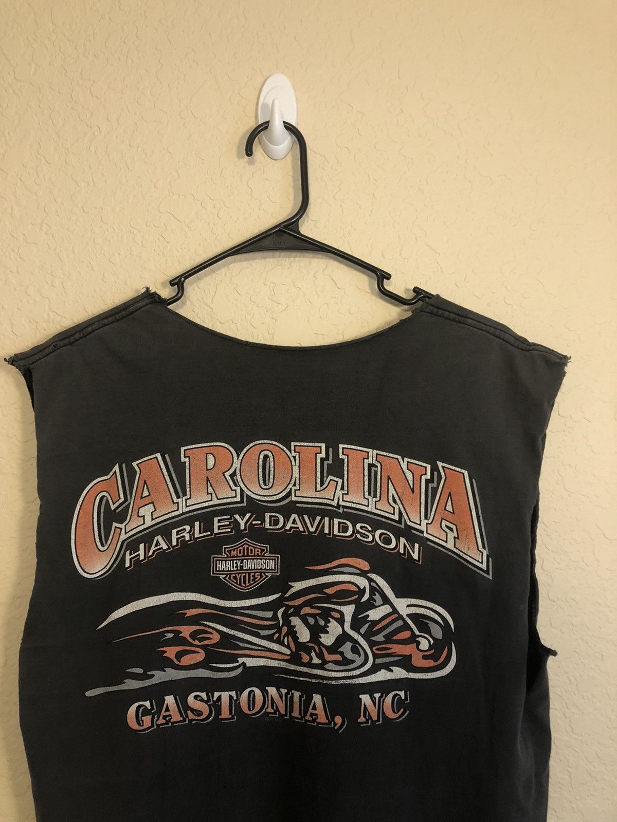 Harley Davidson Thrashed Sun Faded Cut Off Distressed Shirt Size US L / EU 52-54 / 3 - 10 Thumbnail