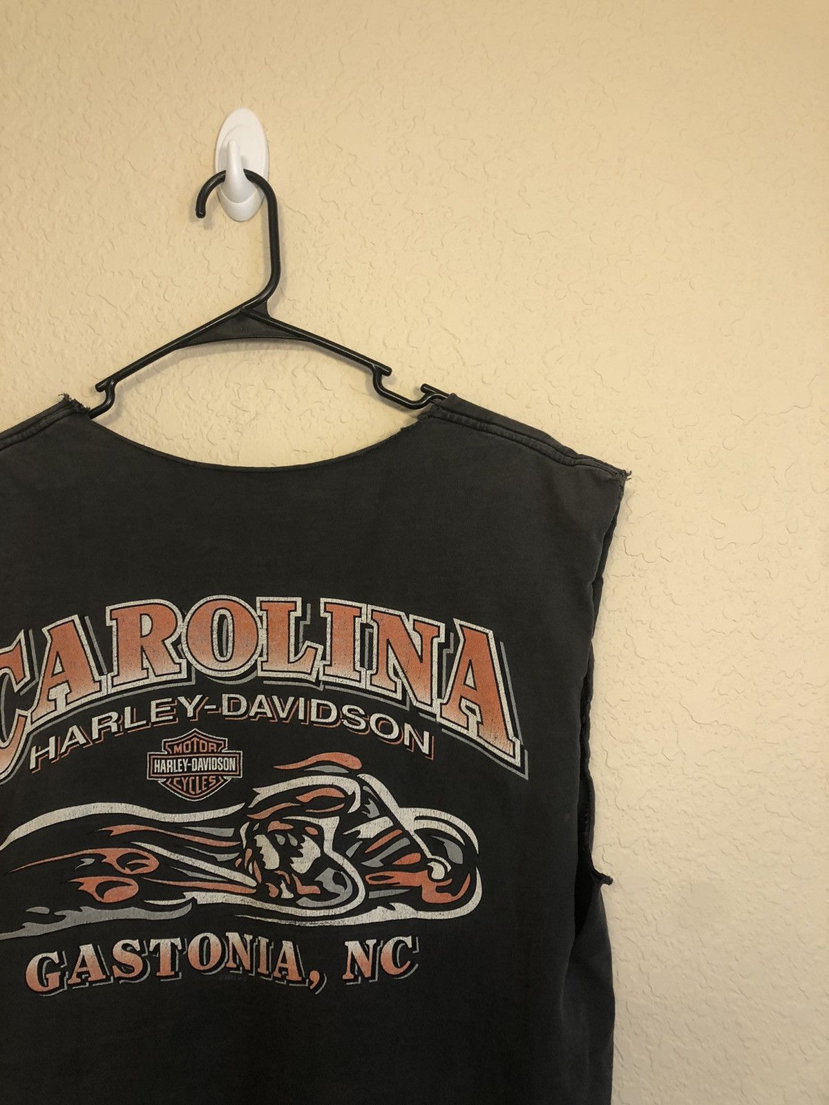 Harley Davidson Thrashed Sun Faded Cut Off Distressed Shirt Size US L / EU 52-54 / 3 - 9 Thumbnail