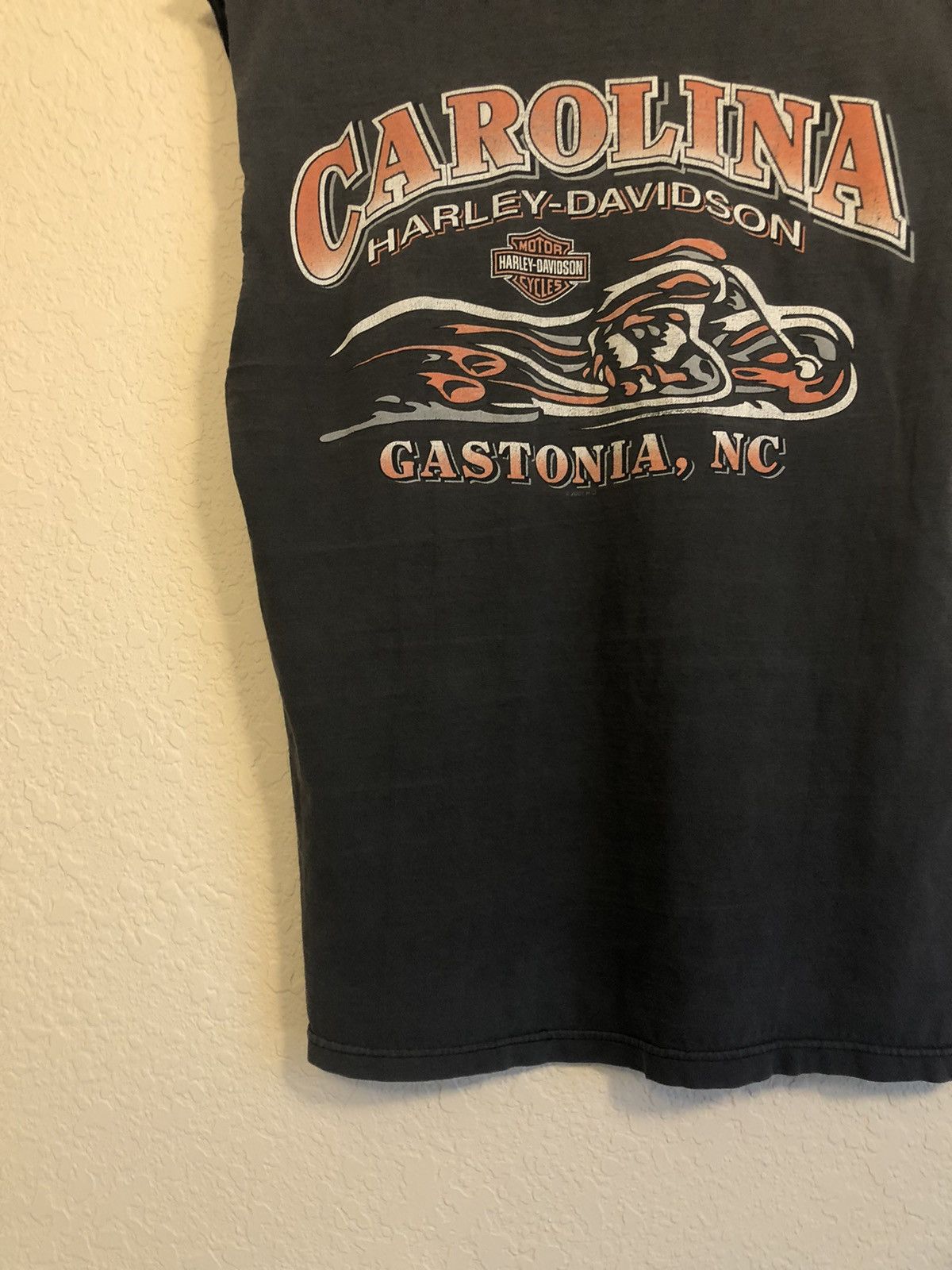 Harley Davidson Thrashed Sun Faded Cut Off Distressed Shirt Size US L / EU 52-54 / 3 - 2 Thumbnail