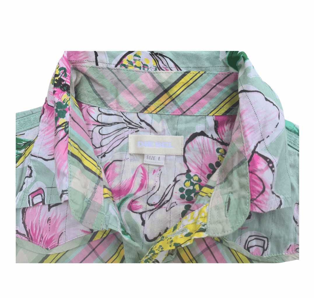 Diesel Diesel floral print shirt Size M / US 6-8 / IT 42-44 - 3 Thumbnail