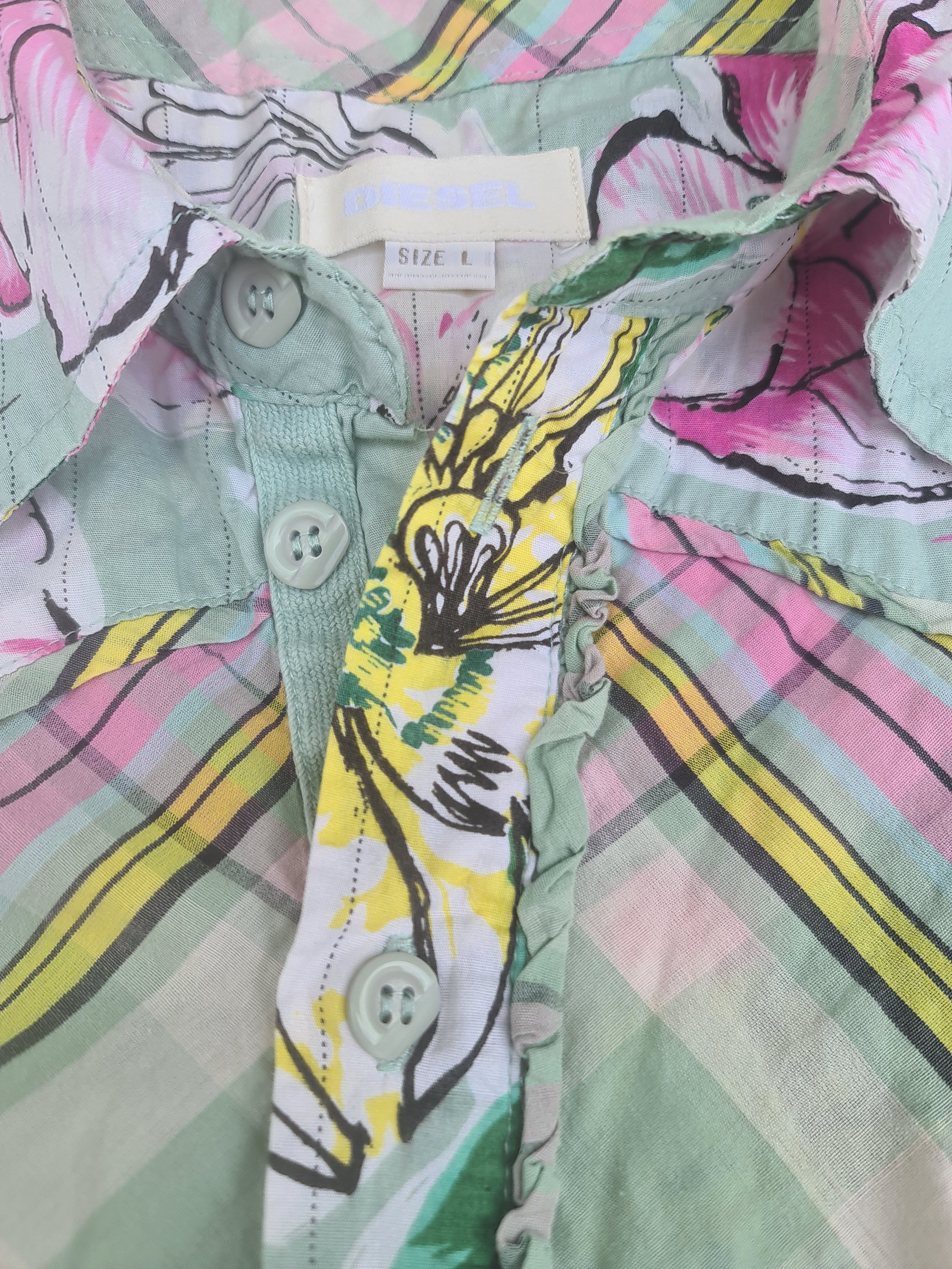 Diesel Diesel floral print shirt Size M / US 6-8 / IT 42-44 - 6 Thumbnail