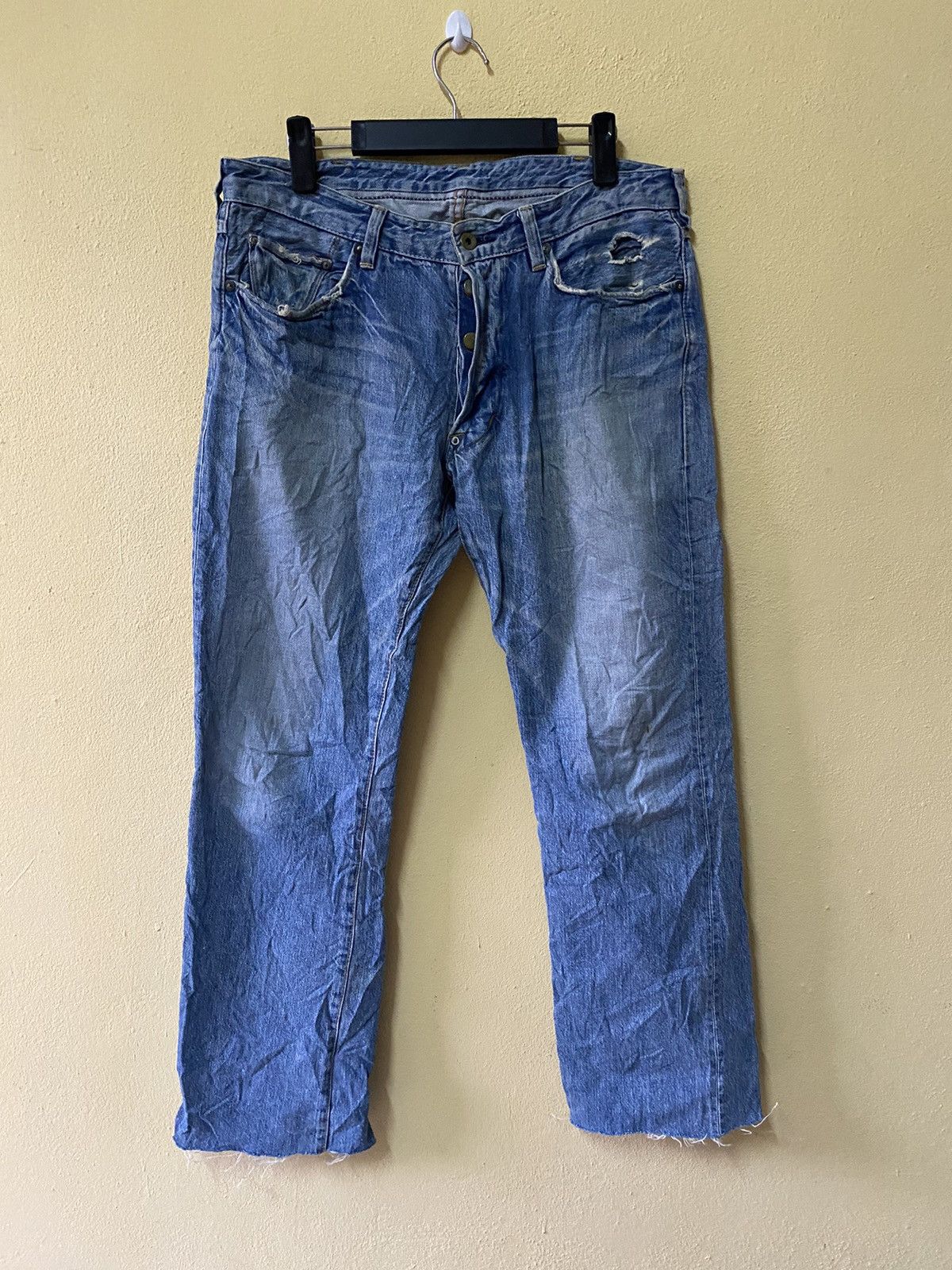 Ralph Lauren Distressed Denim Pants