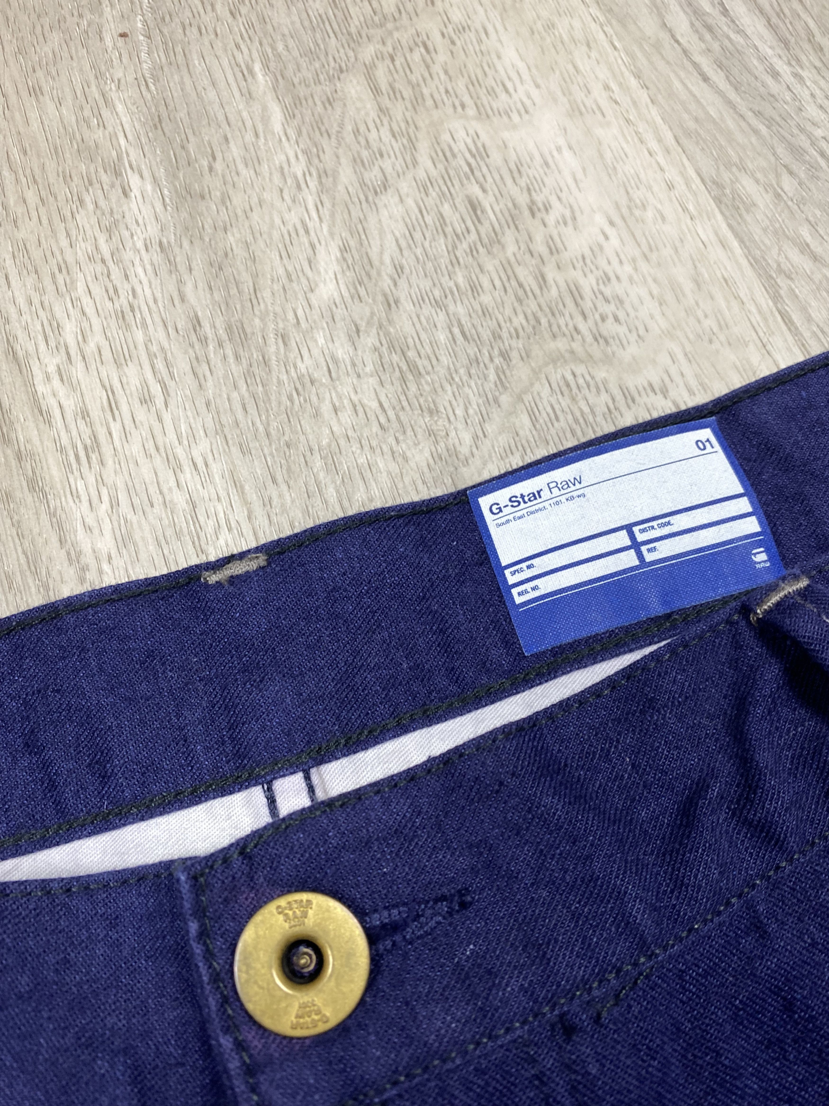 G-Star G-Star Raw Blue Denim Pants Arc 3D Jeans Slim Fit Size US 32 / EU 48 - 6 Thumbnail
