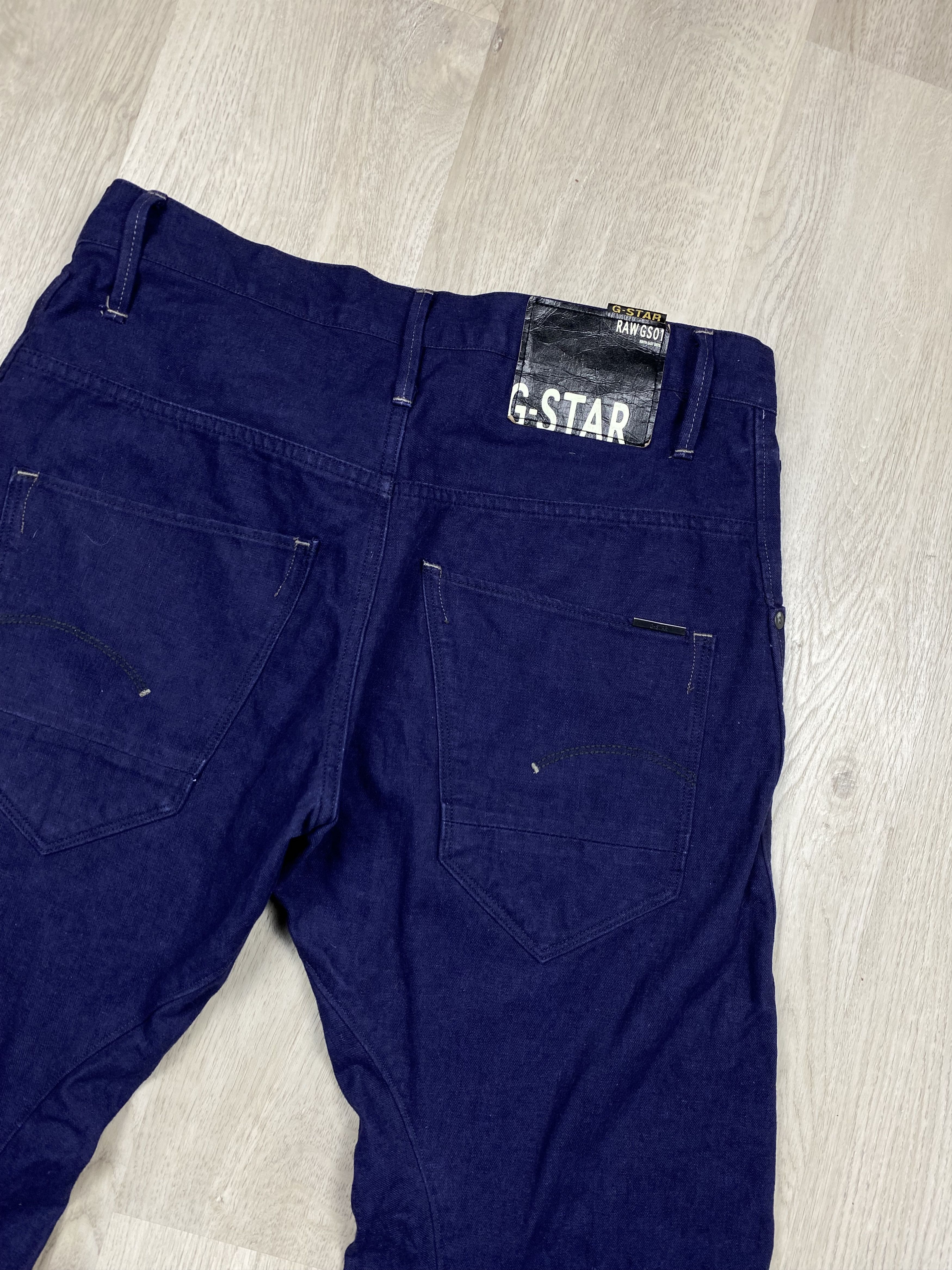 G-Star G-Star Raw Blue Denim Pants Arc 3D Jeans Slim Fit Size US 32 / EU 48 - 11 Thumbnail