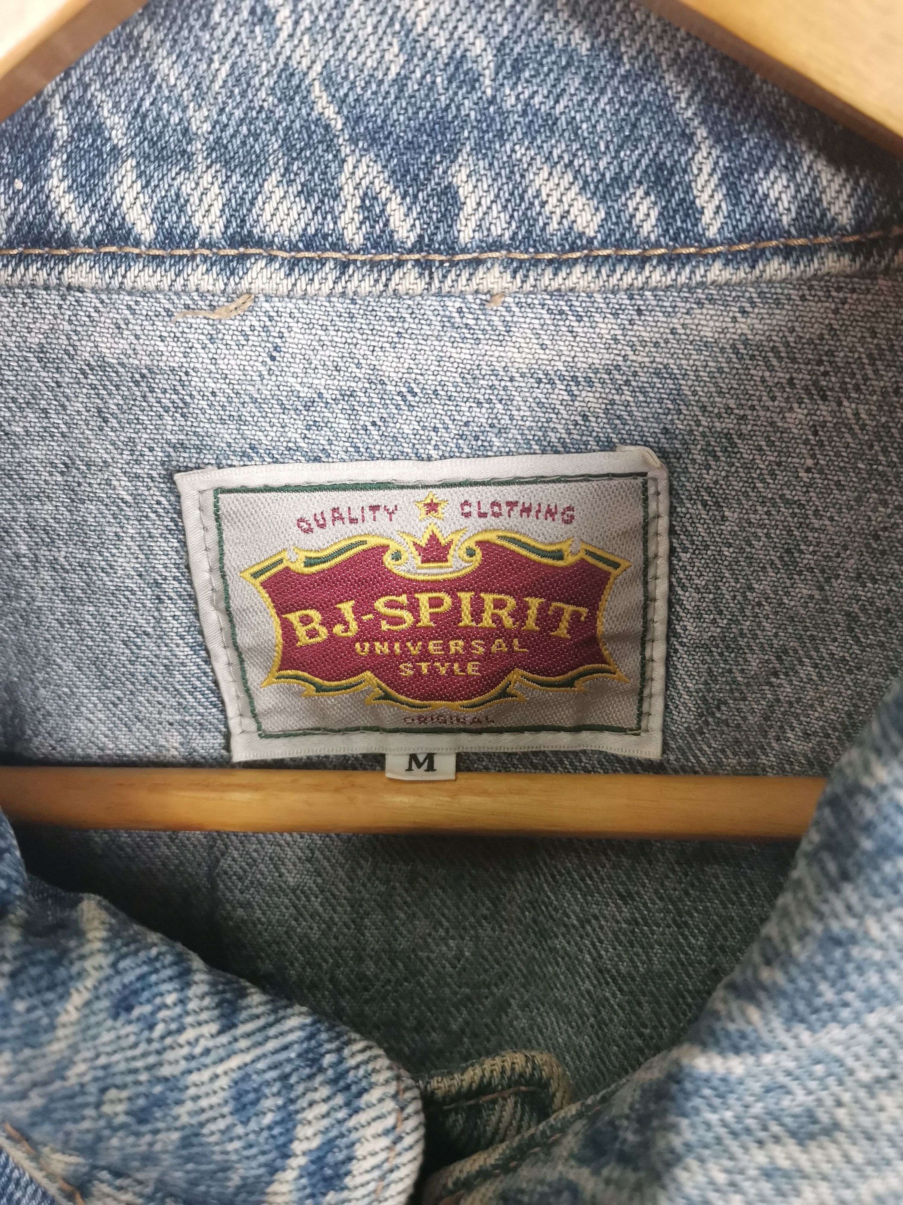 Japanese Brand Vintage Japanese Brand Denim Jacket By Bj Spirit Size US M / EU 48-50 / 2 - 4 Thumbnail