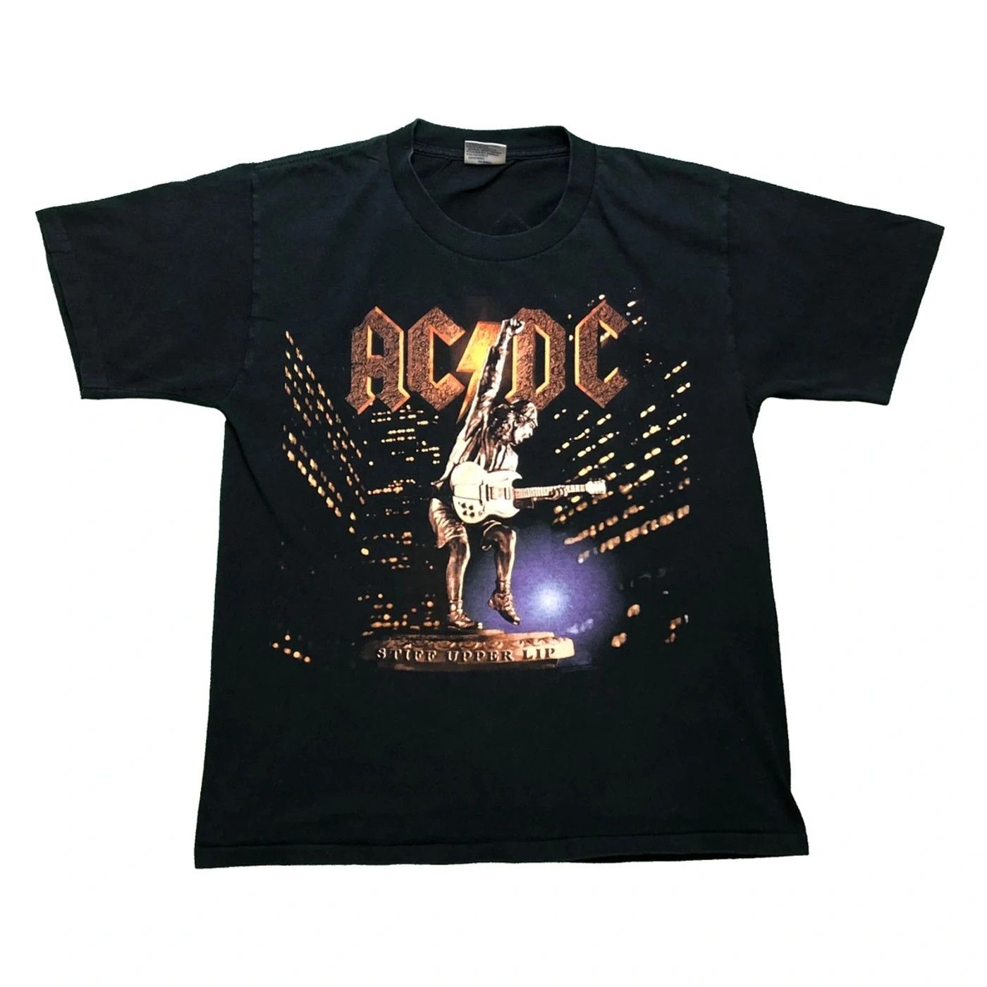 AC/DC × Band Tees × Vintage Vintage 2000 AC/DC Stiff Upper Lip Tour Tee ...