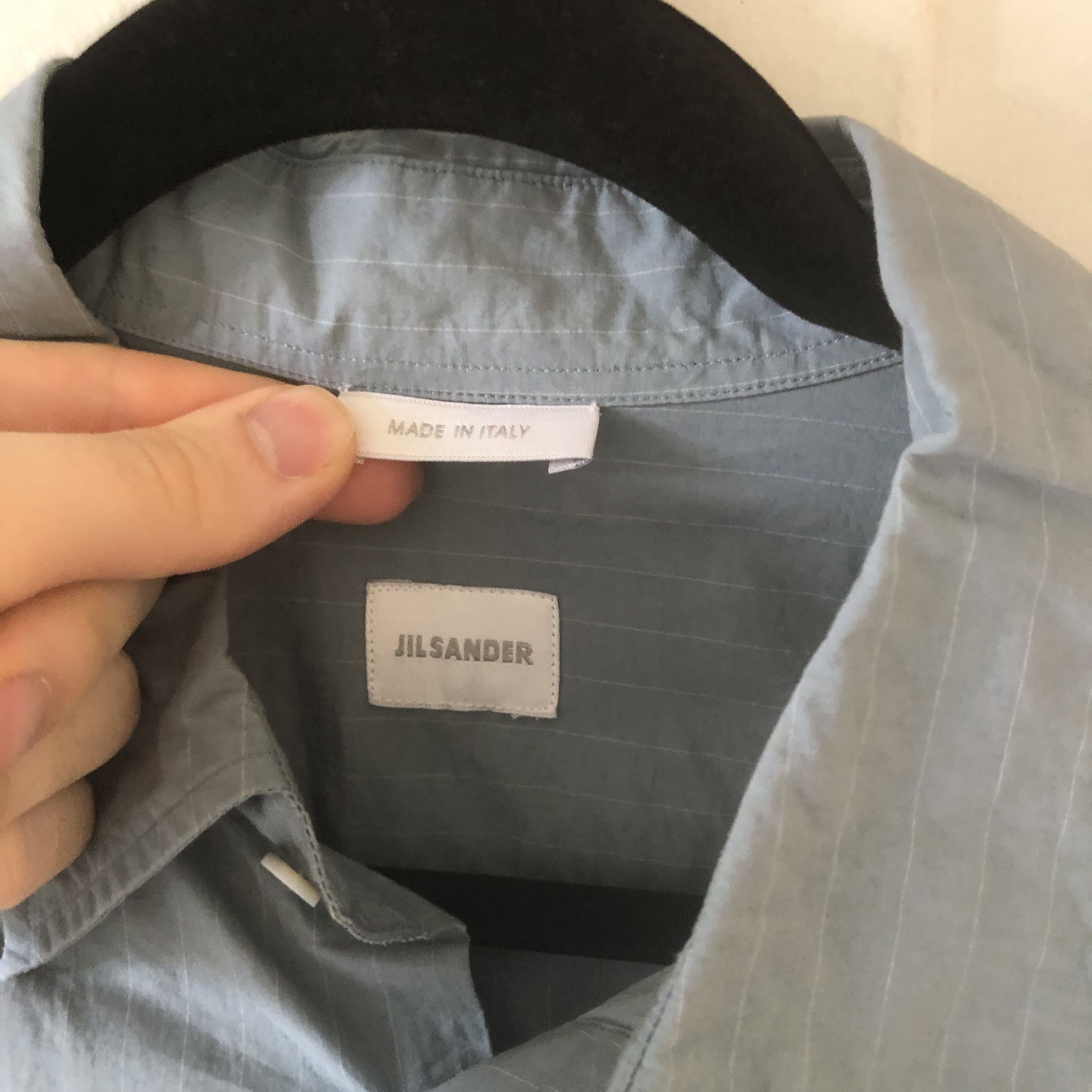 Jil Sander Jil Sander Striped Short Sleeve Button Up Shirt Size US M / EU 48-50 / 2 - 2 Thumbnail