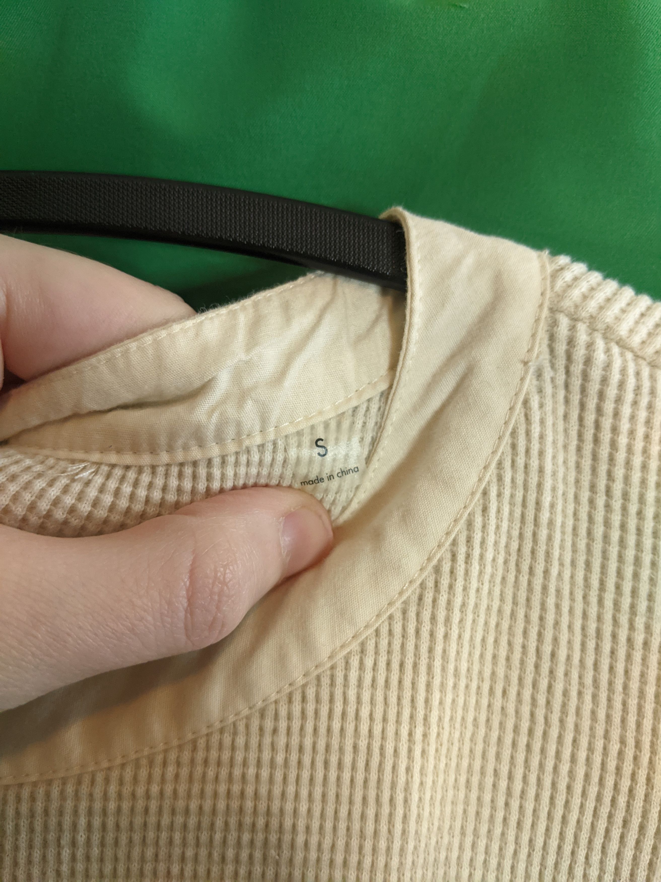 Fear of God Cream knit thermal henley t-shirt S Size US S / EU 44-46 / 1 - 3 Thumbnail