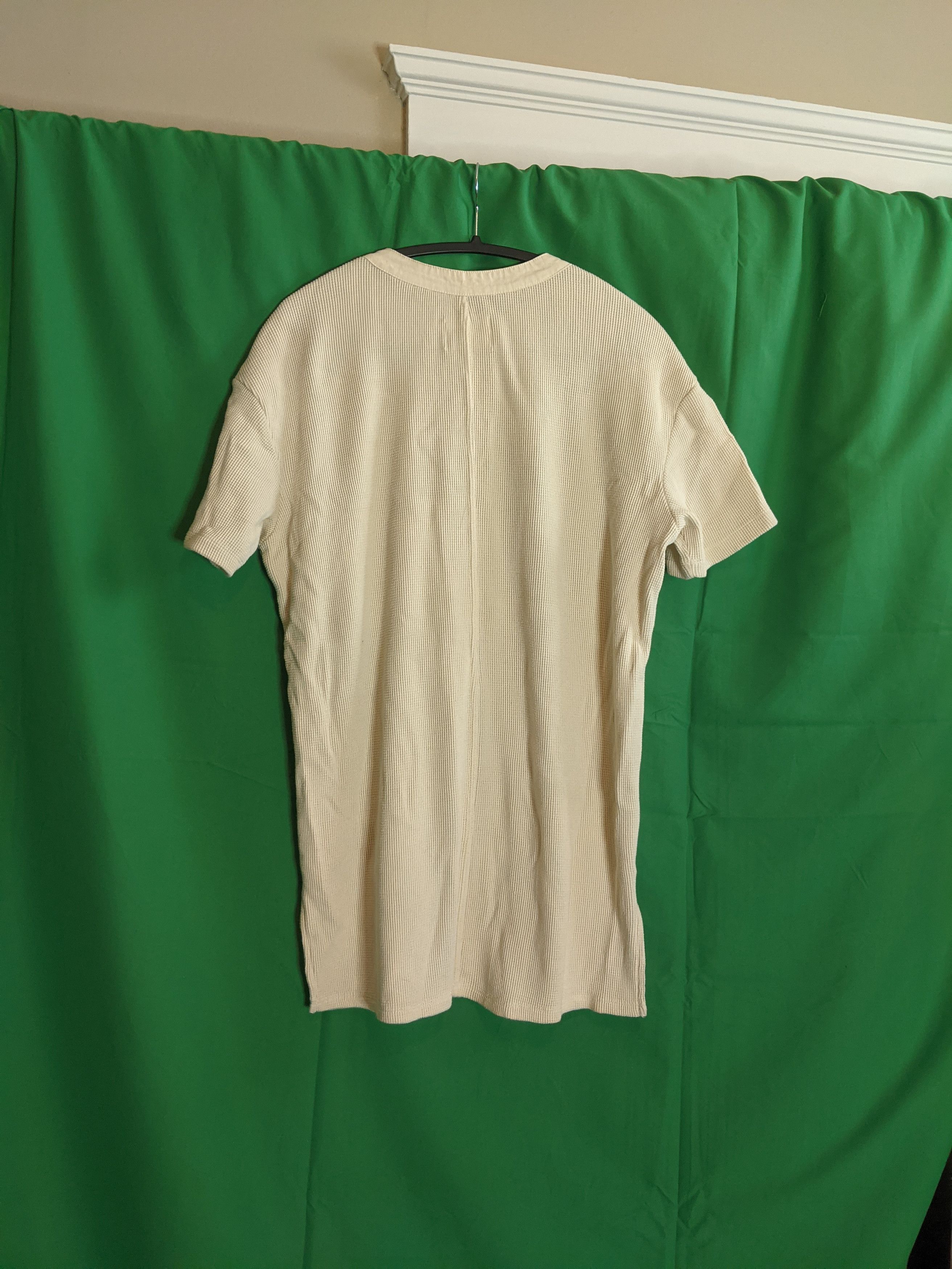 Fear of God Cream knit thermal henley t-shirt S Size US S / EU 44-46 / 1 - 5 Thumbnail